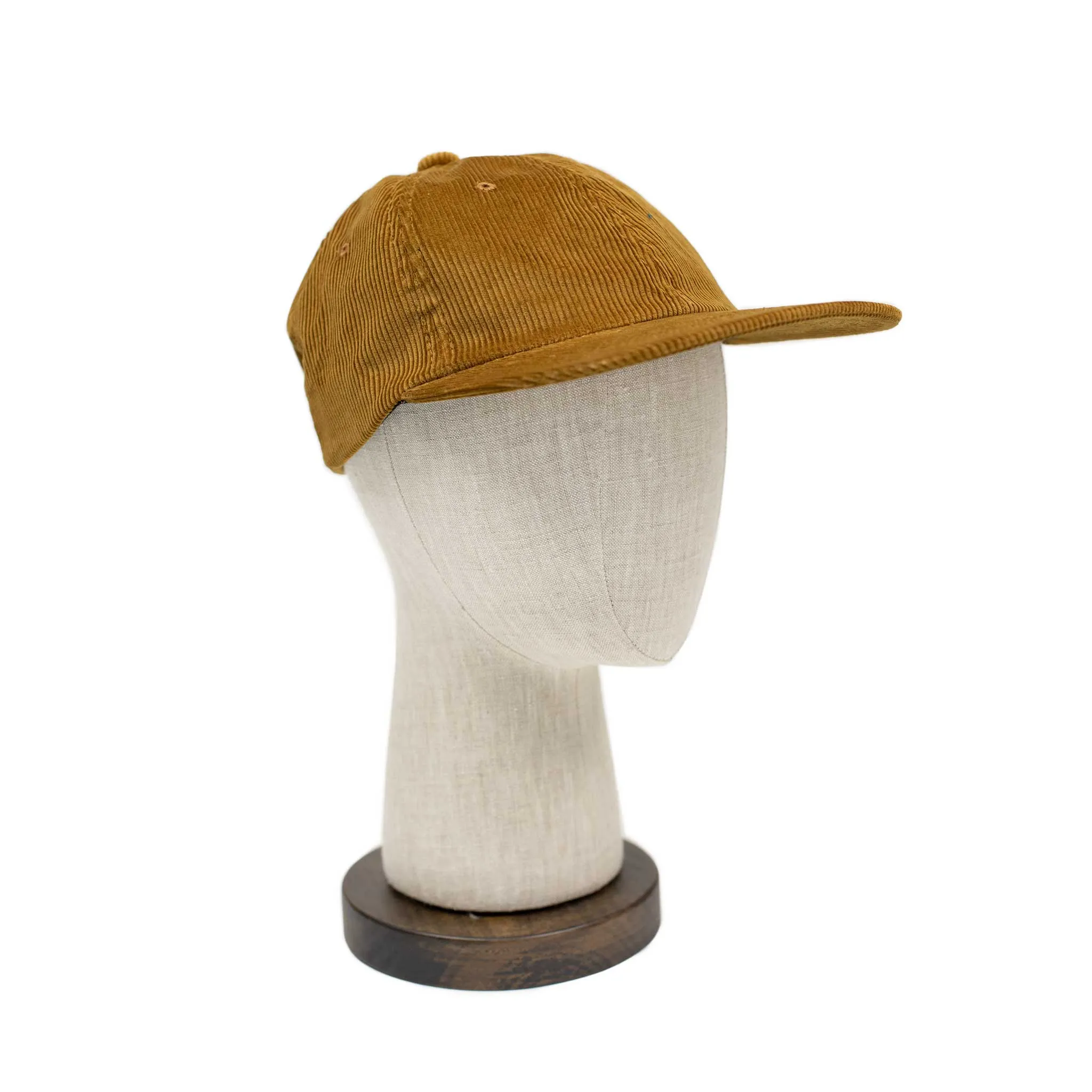 6-panel baseball cap in Golden Brown corduroy