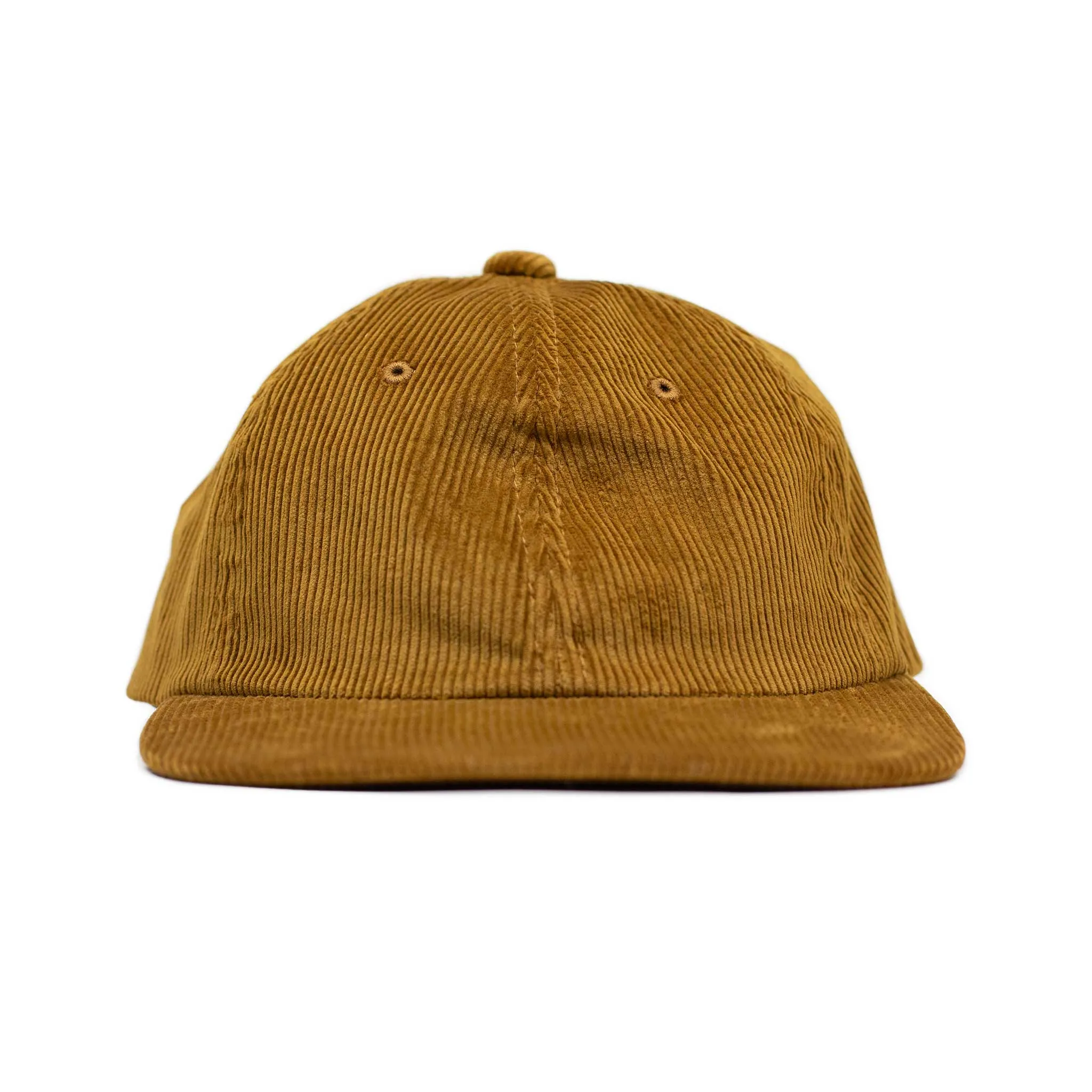 6-panel baseball cap in Golden Brown corduroy