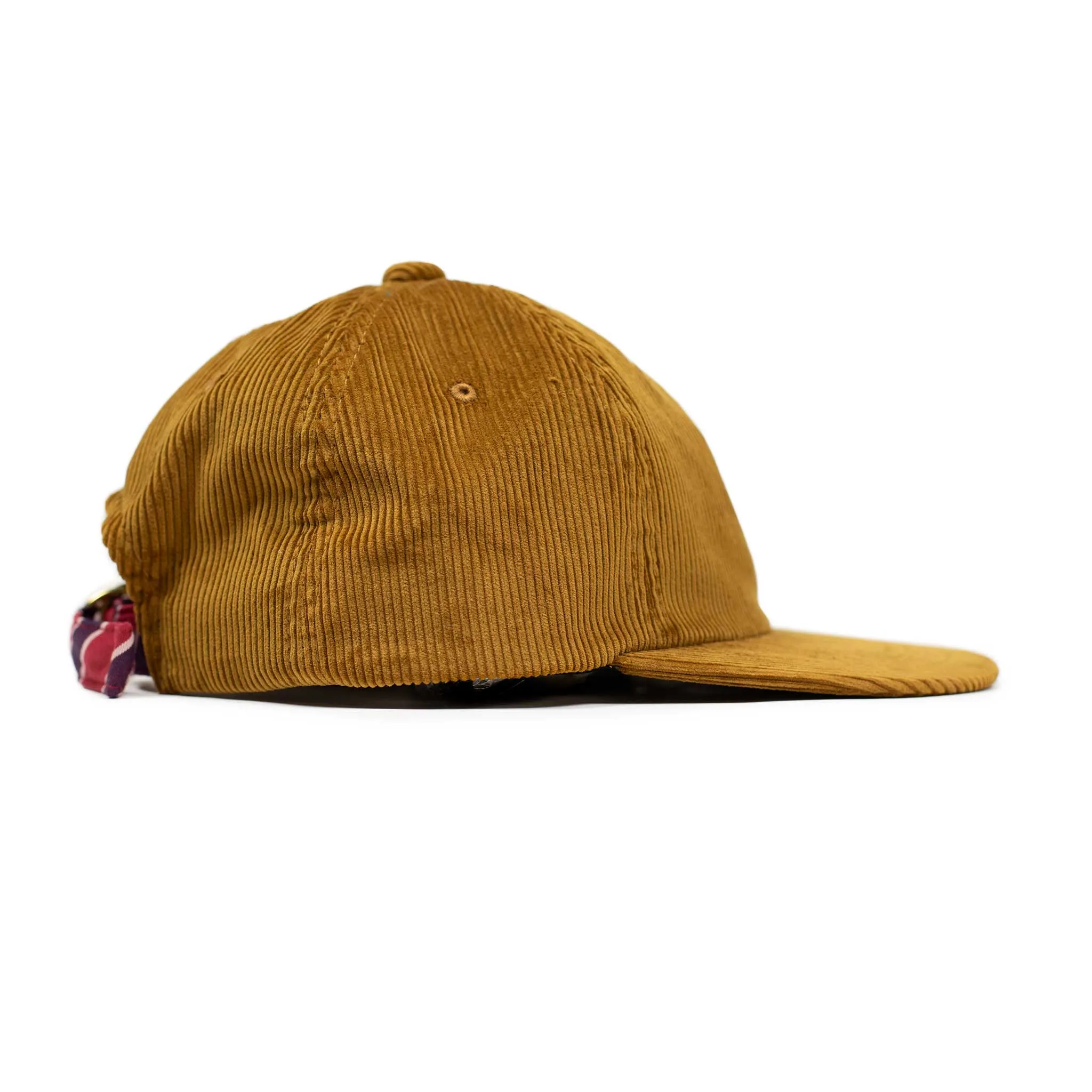 6-panel baseball cap in Golden Brown corduroy