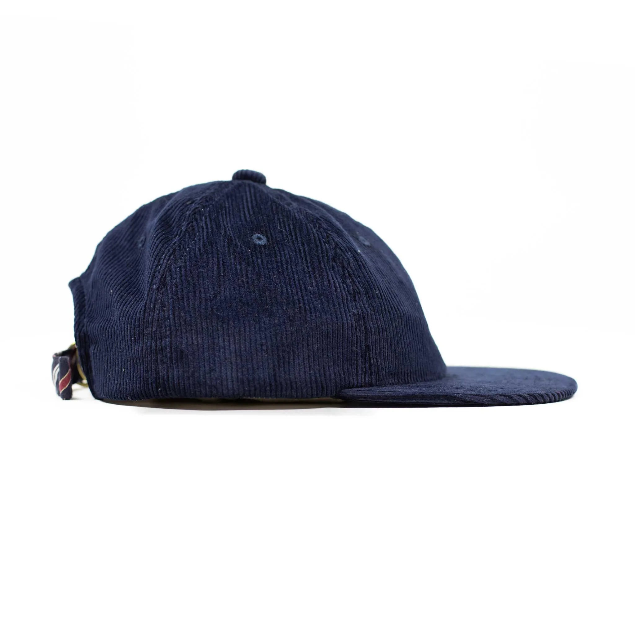 6-panel baseball cap in Navy corduroy