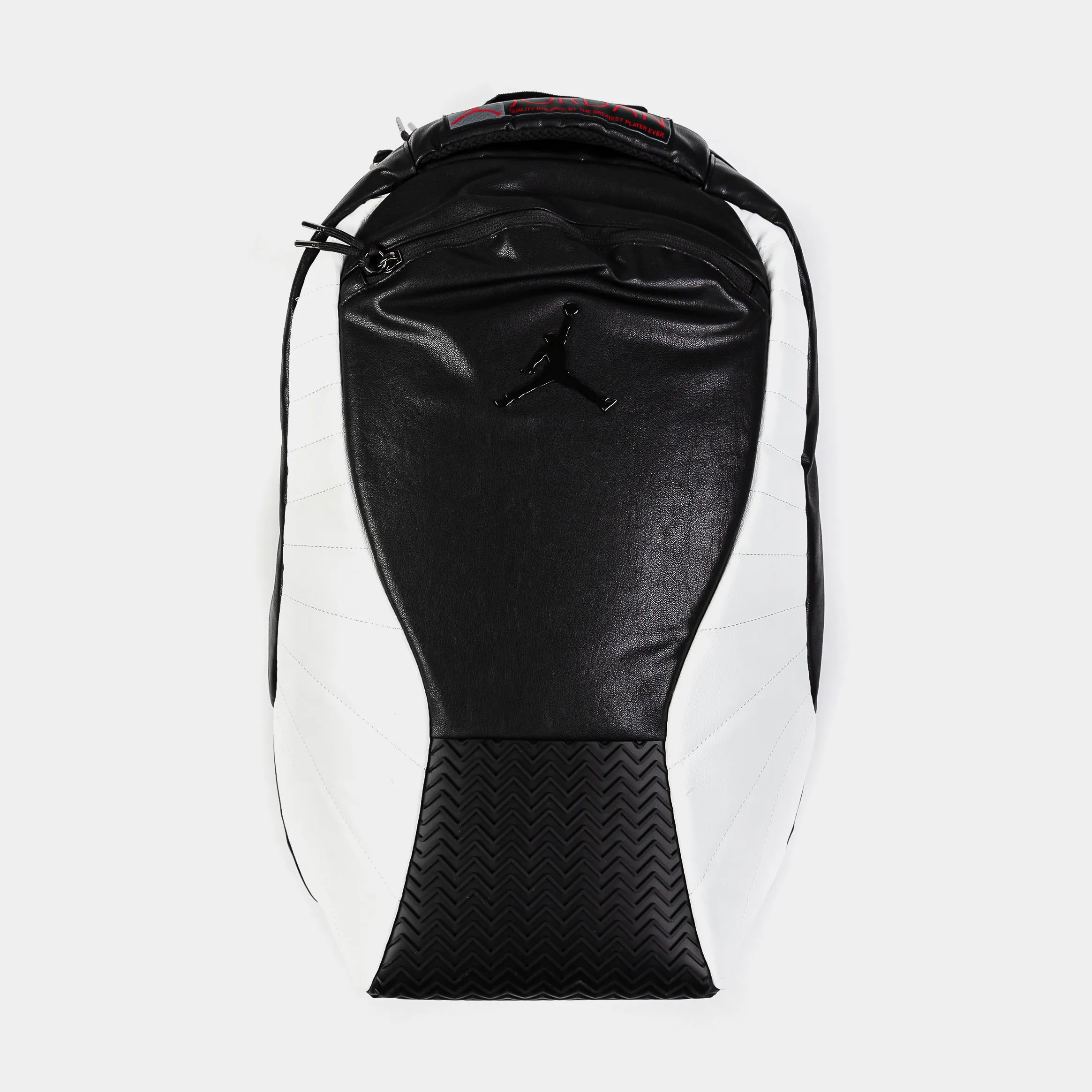 Air Jordan 12 Retro Mens Backpack (Black/White)