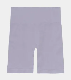 Aiya Rib Knit Womens Shorts (Purple)