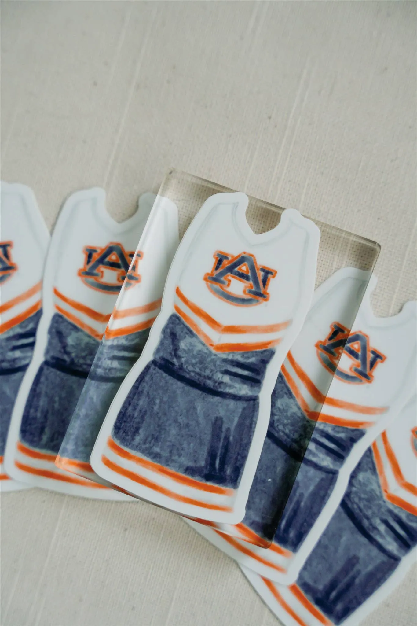 Auburn Cheerleader | Waterproof Sticker