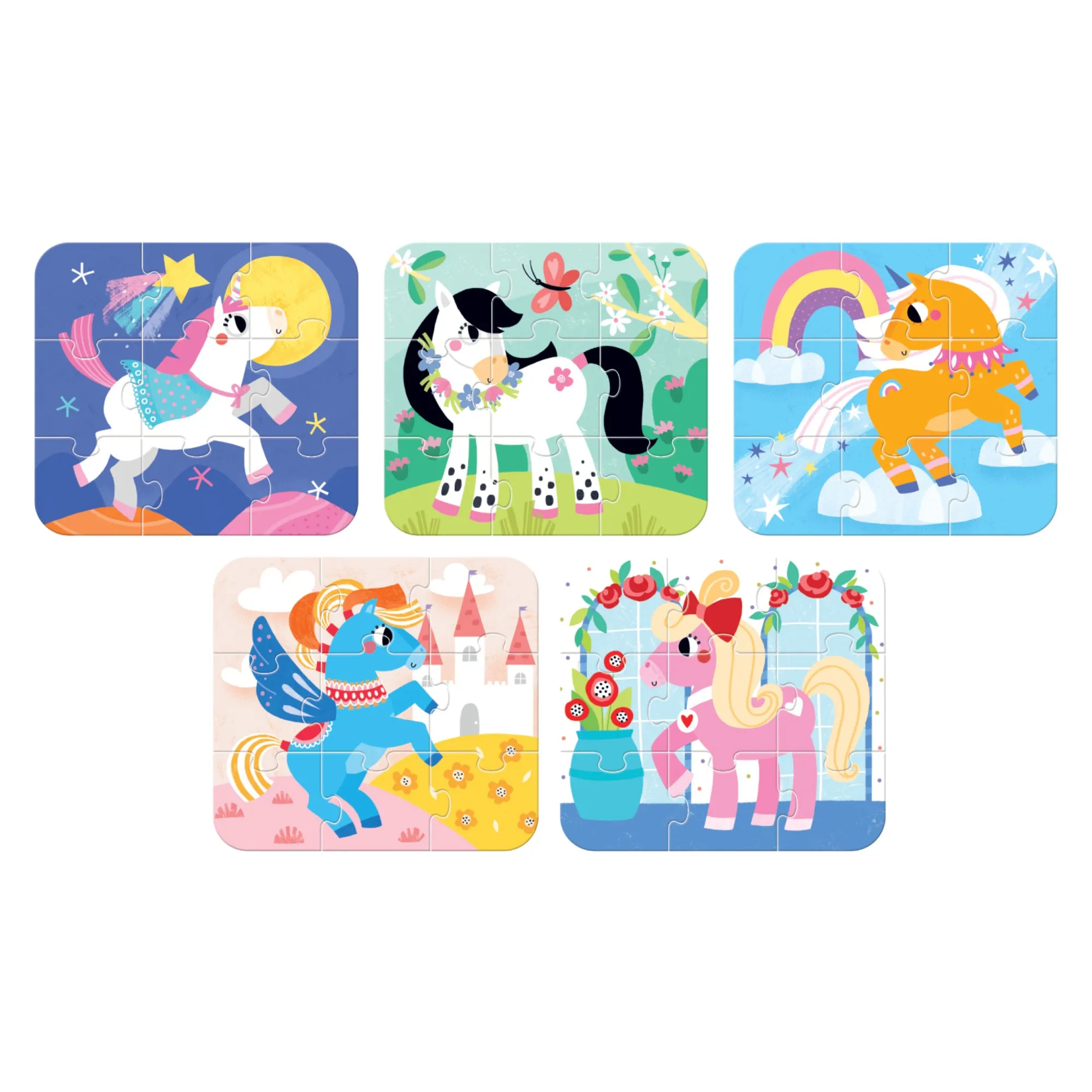 Banana Panda "Ponies" On-the-Go Puzzles