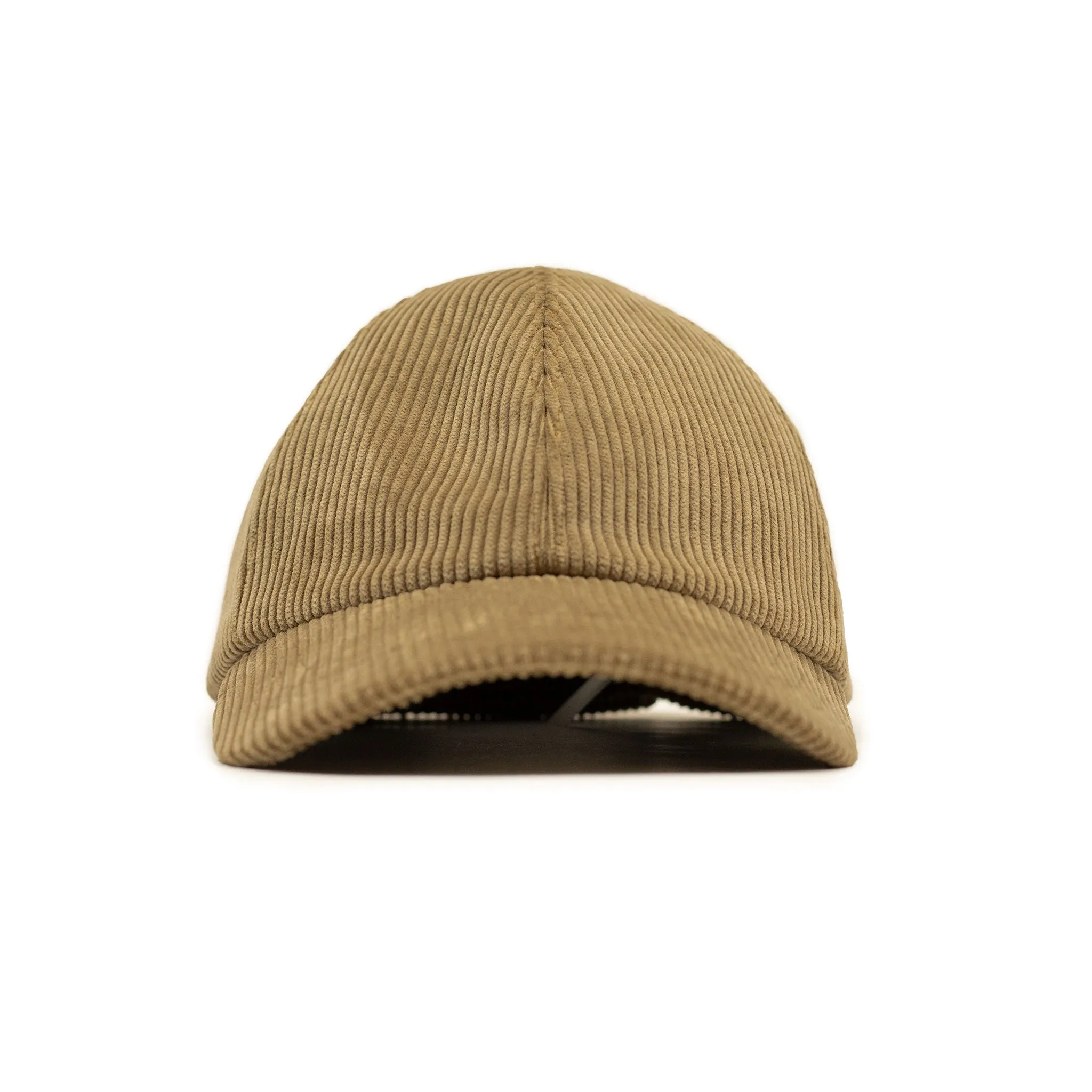 Baseball cap in golden wide wale cotton corduroy