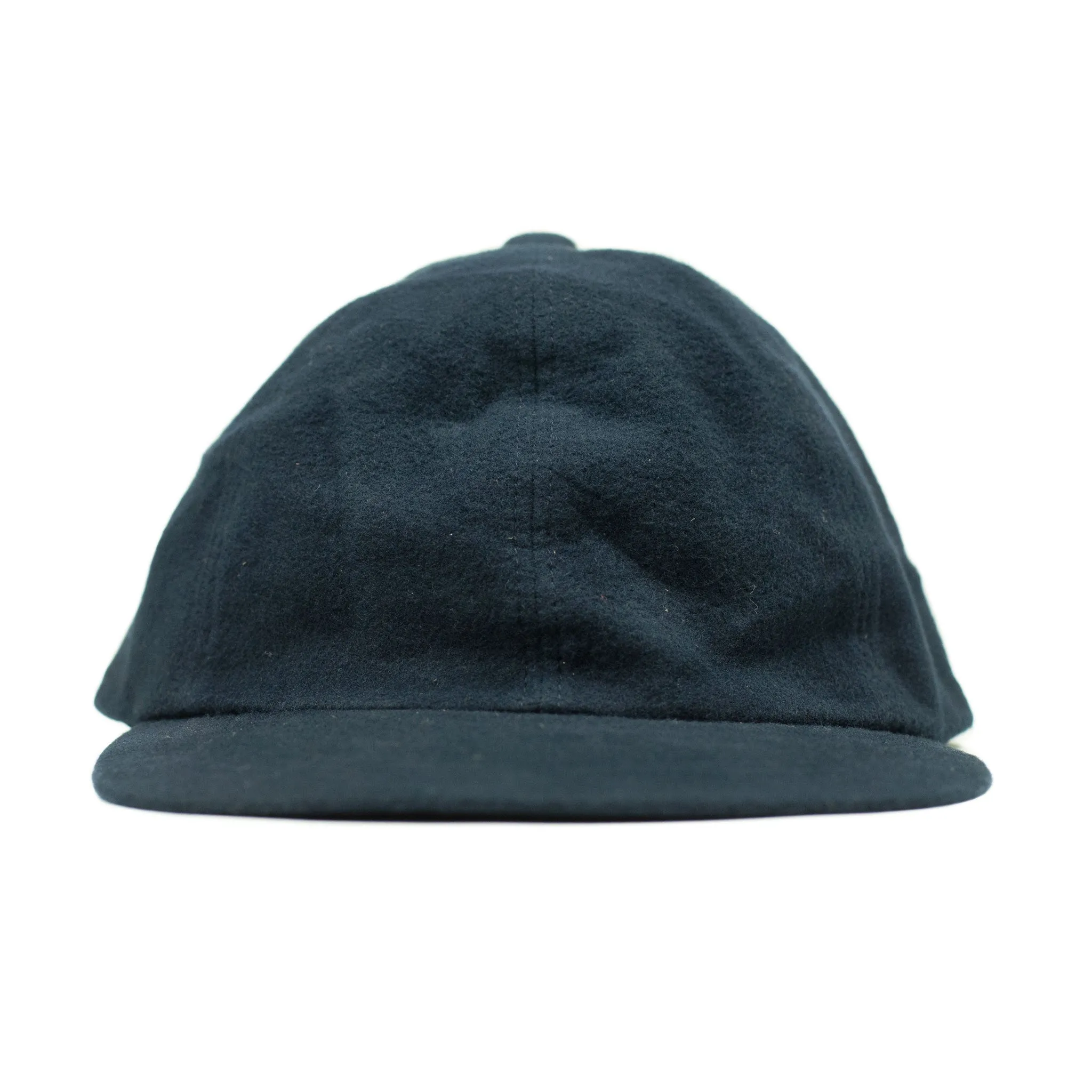 Baseball cap in navy cotton moleskin