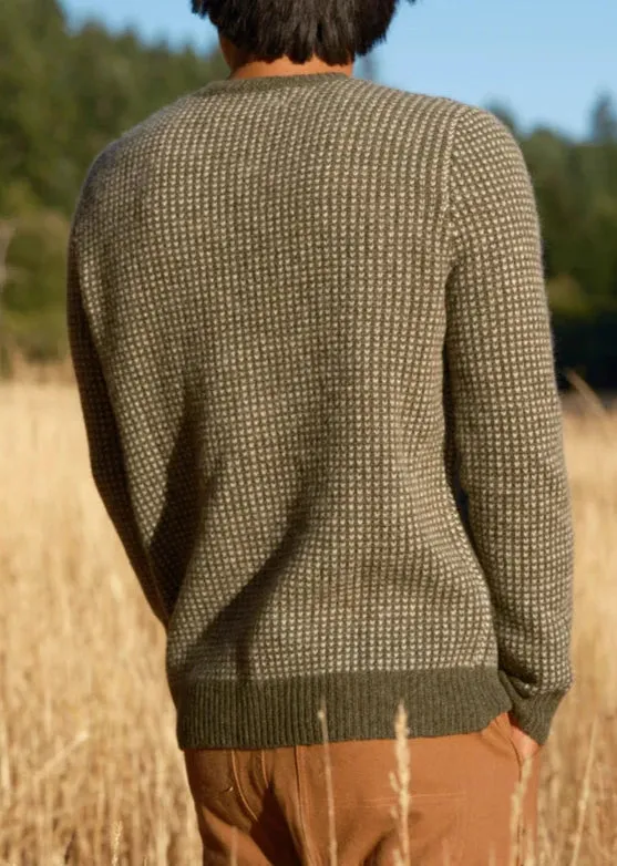 Beacon Sweater in Dark Moss