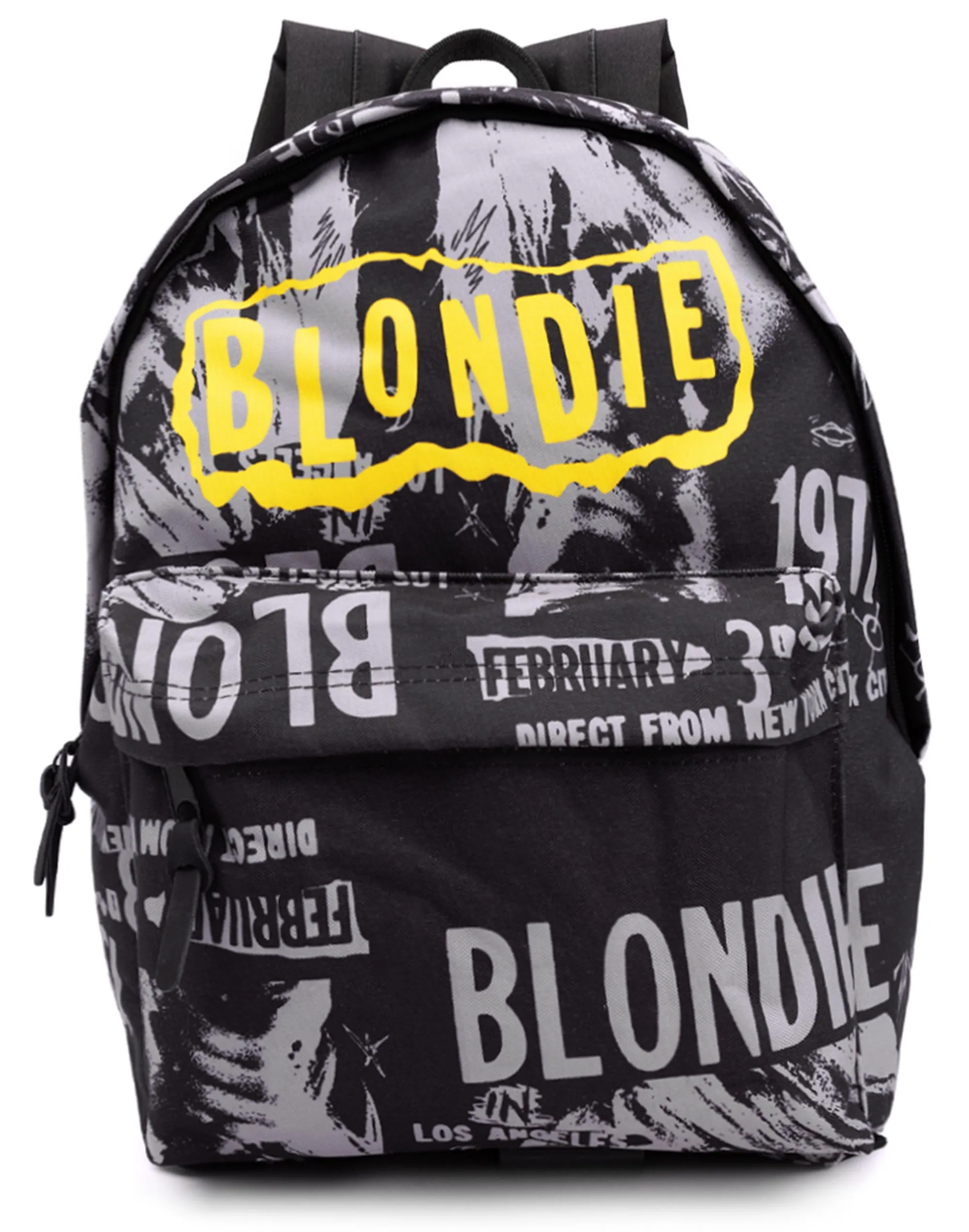 Blondie Logo Unisex Black Backpack