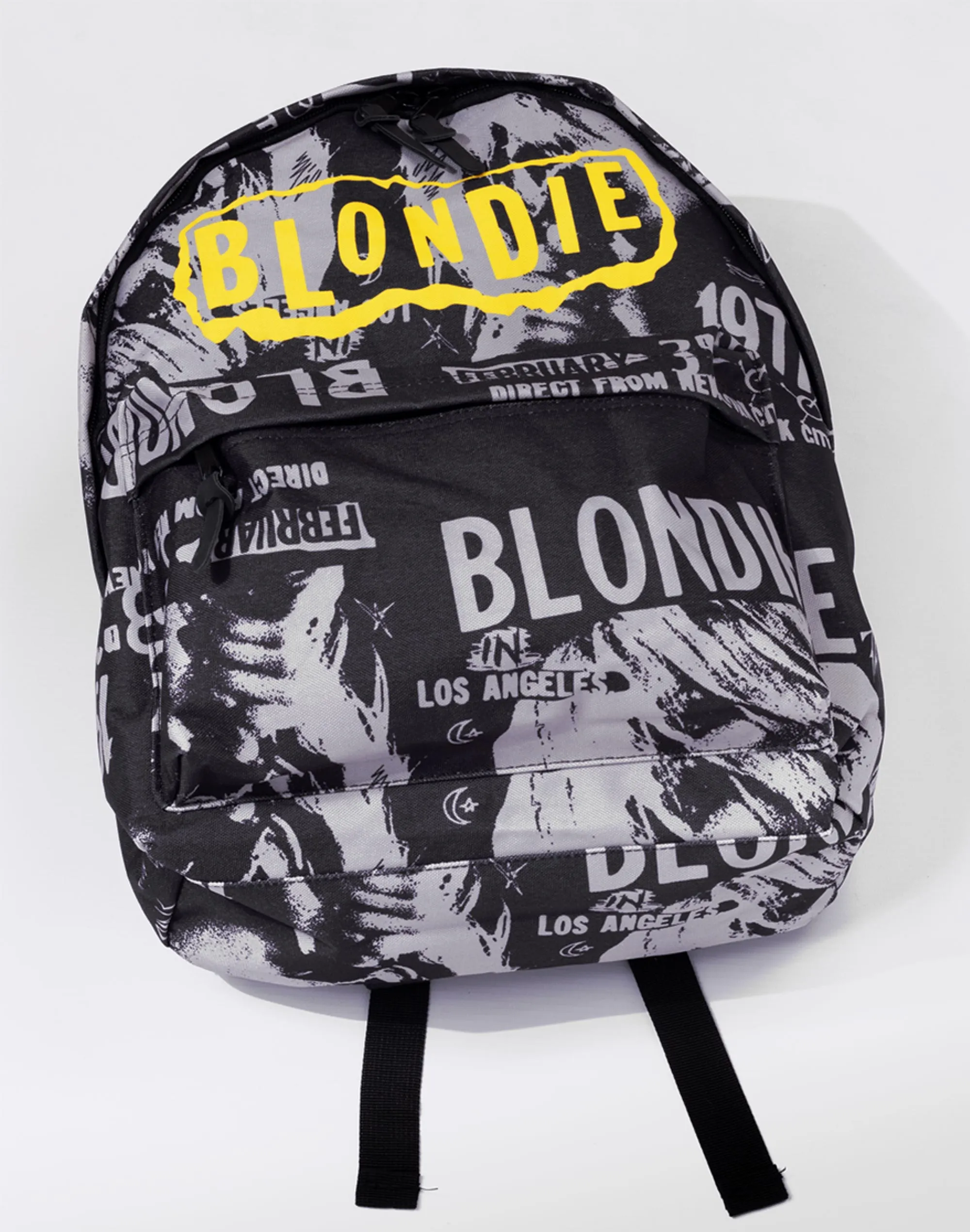 Blondie Logo Unisex Black Backpack