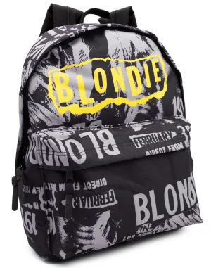 Blondie Logo Unisex Black Backpack