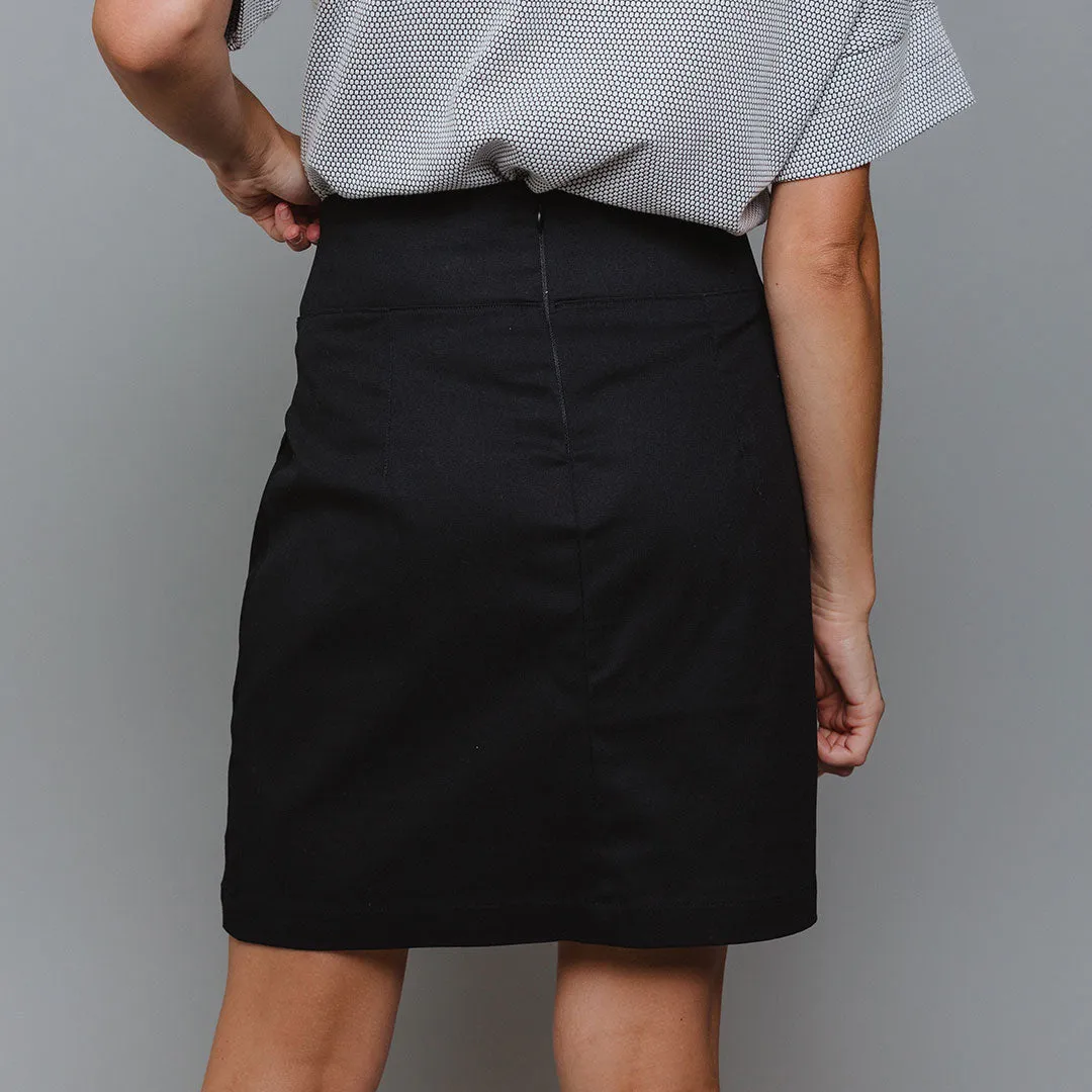 Canvas Skirt, Black Canvas