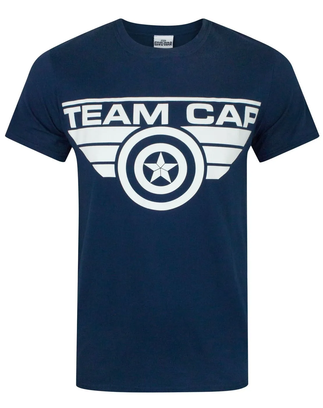 Captain America Civil War Team Cap Men's T-Shirt