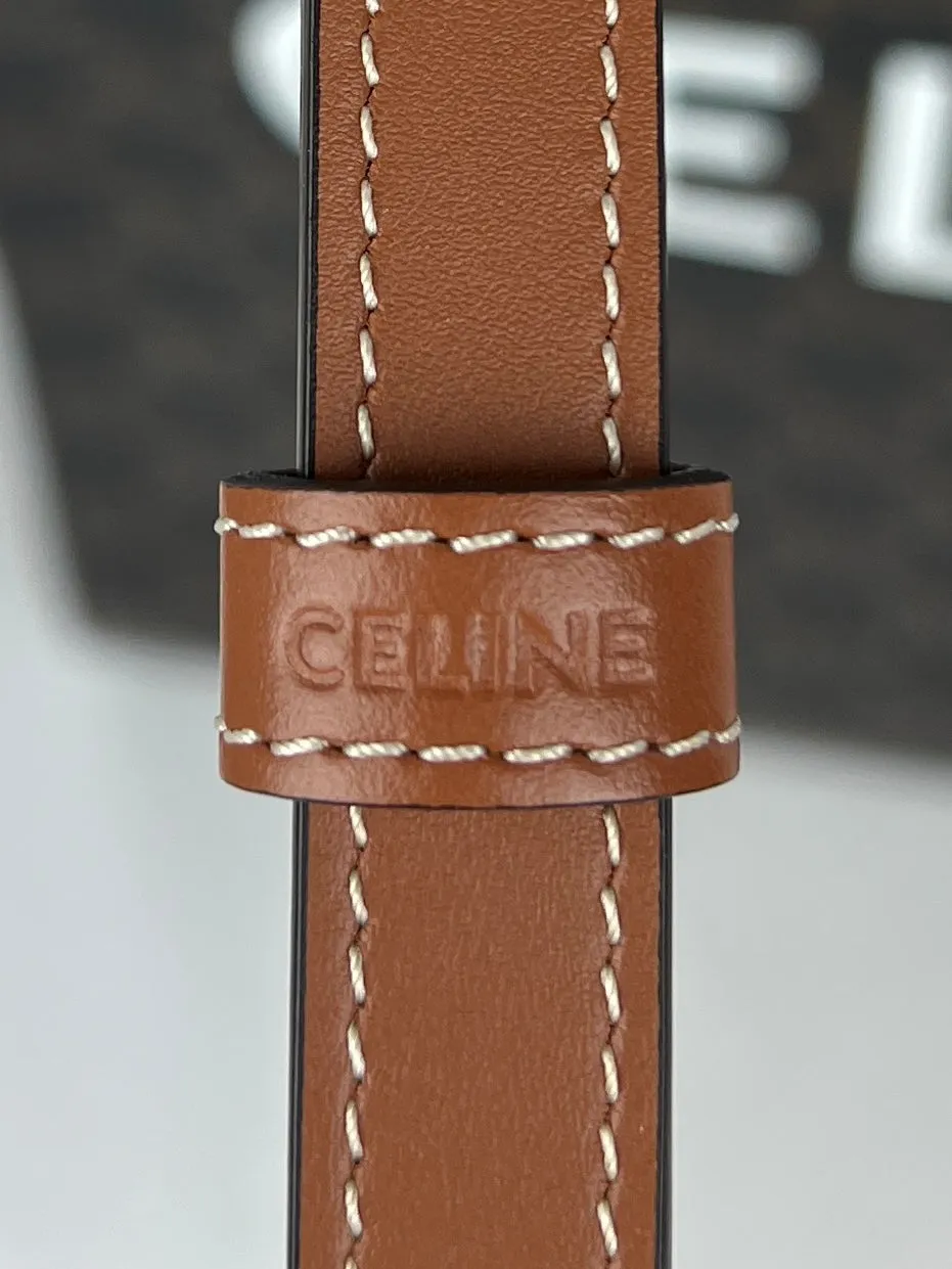 Celine Vertical Cabas Tote Bag, Black/Camel