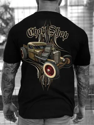 Chop Shop Car Print T-Shirt