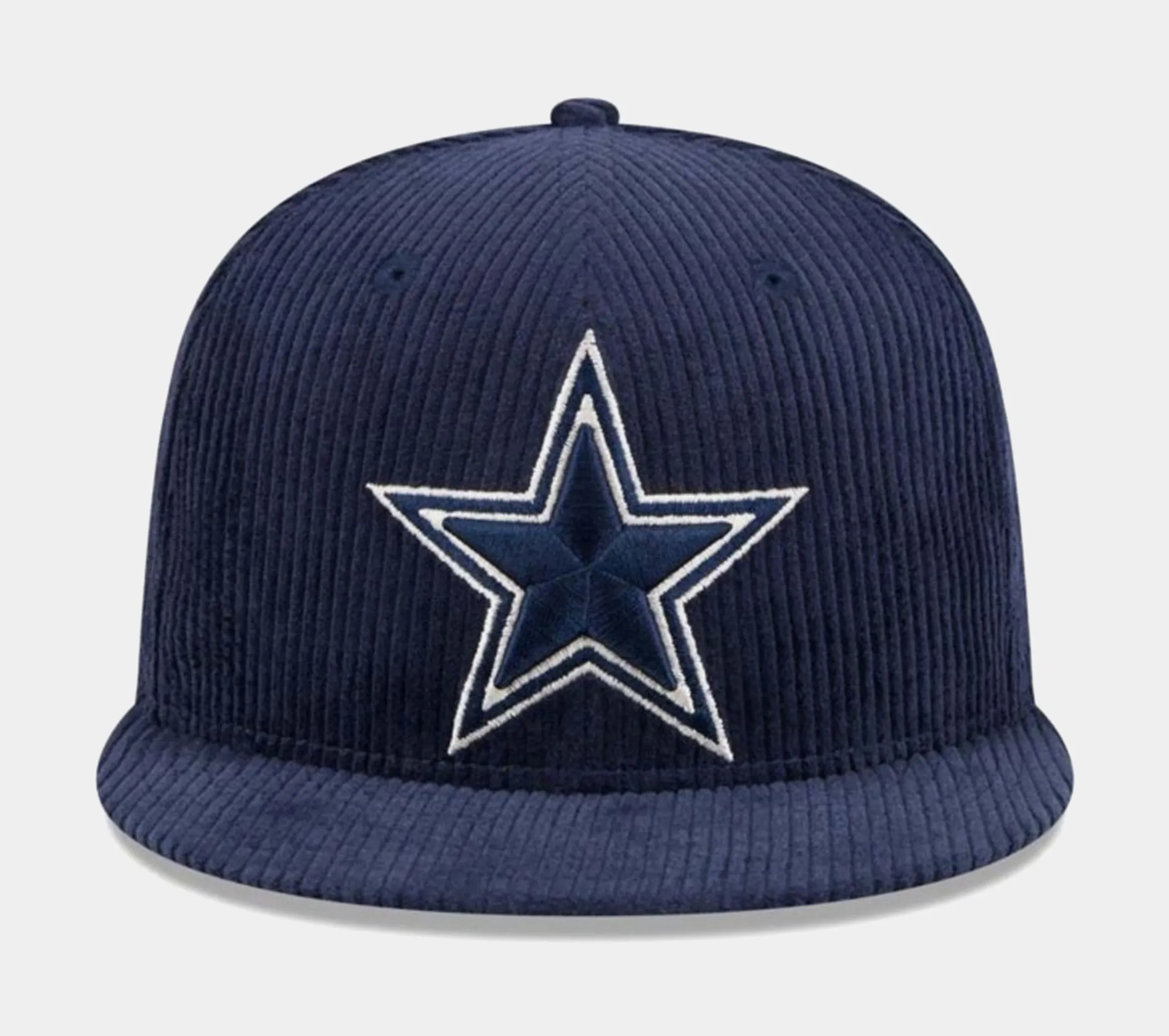 Dallas Cowboys Letterman 59Fifty Fitted Mens Hat (Navy/White)