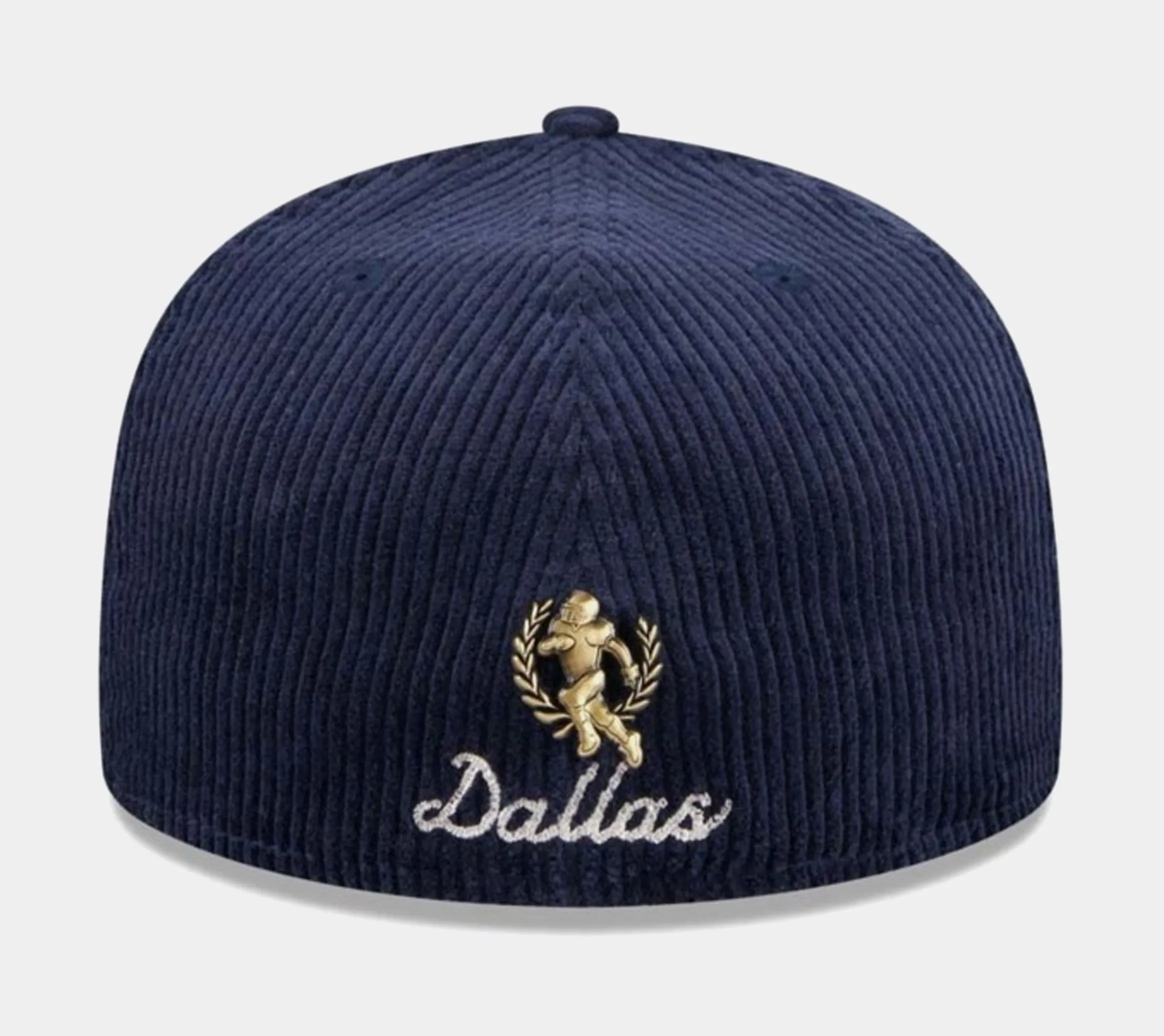 Dallas Cowboys Letterman 59Fifty Fitted Mens Hat (Navy/White)