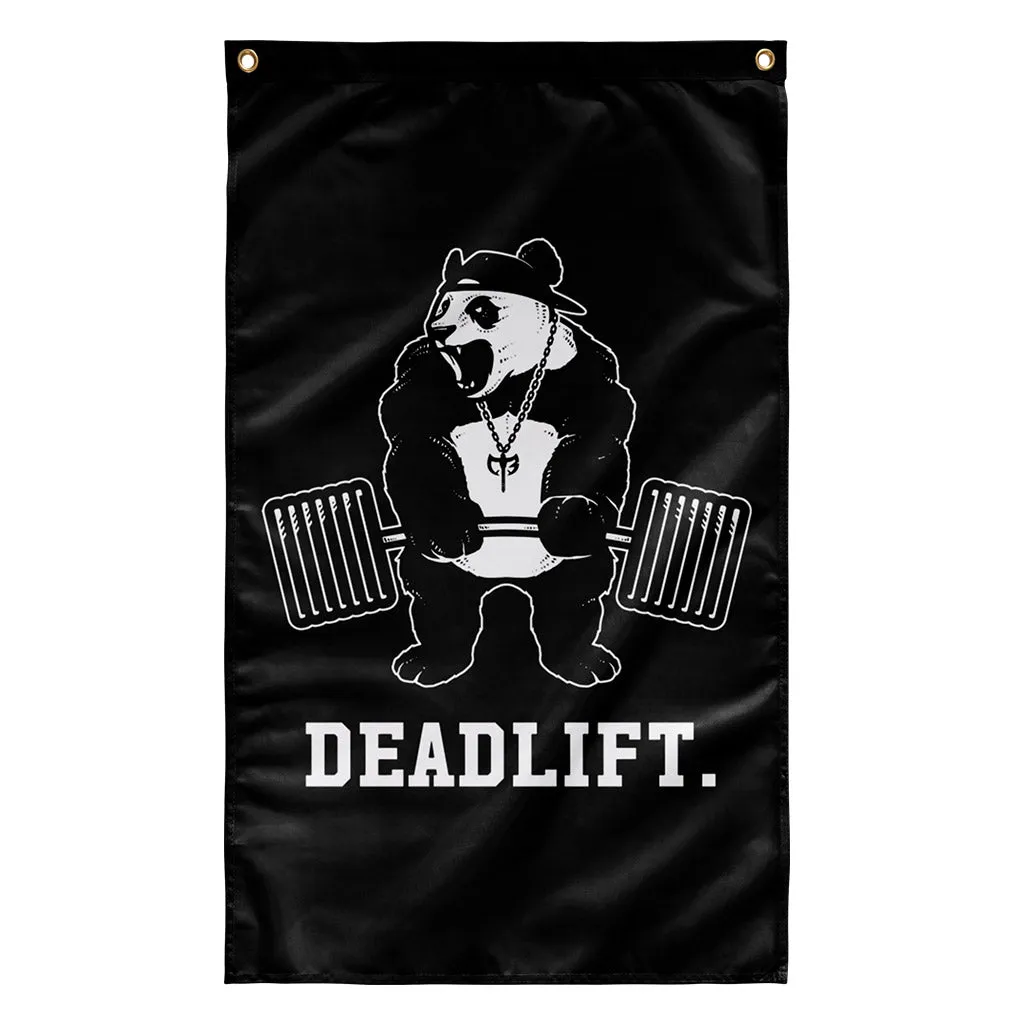 Deadlift Panda Flag - 3' x 5' Polyester Flag