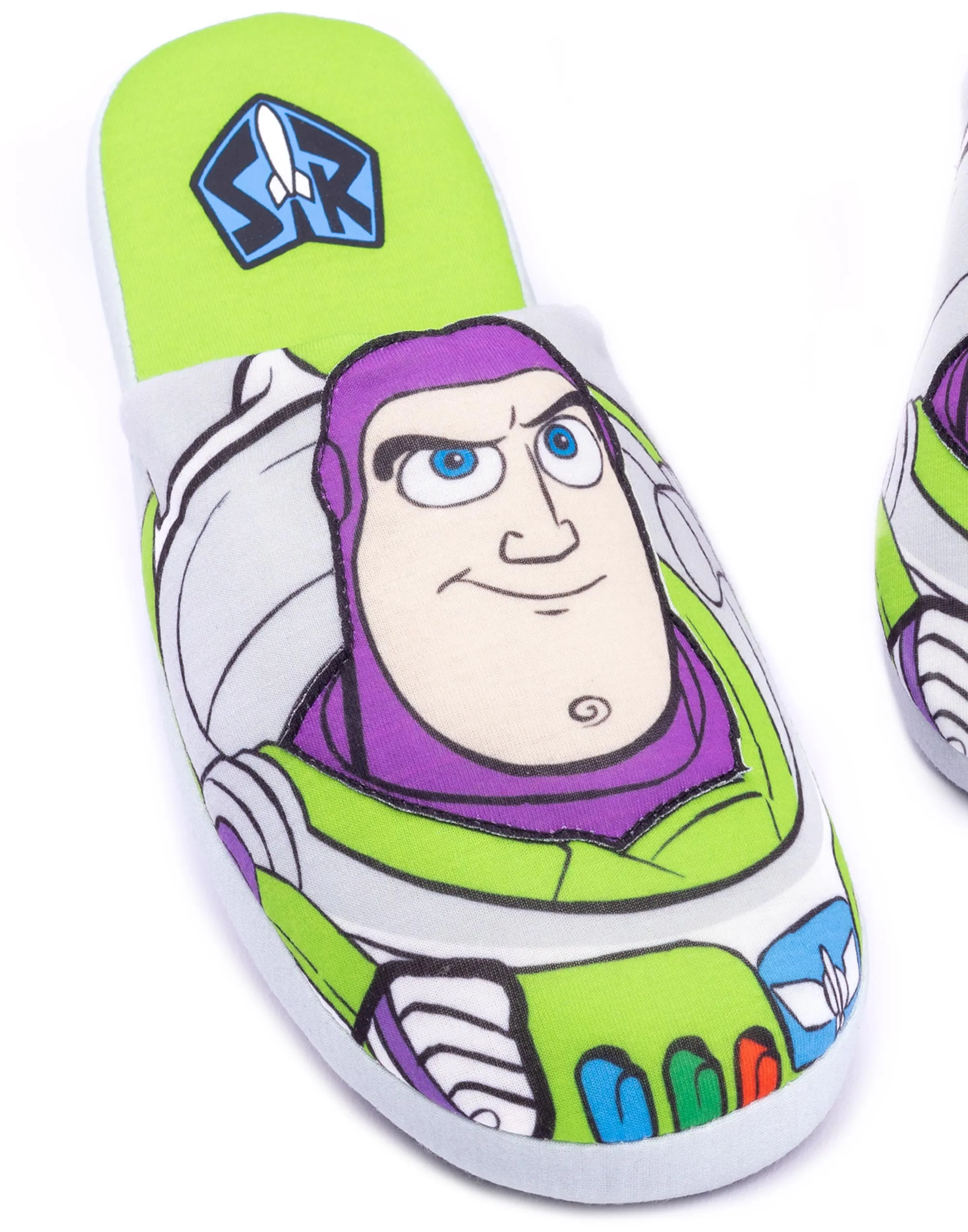 Disney Pixar Toy Story Buzz Lightyear Partial 3D Men's Novelty Slippers