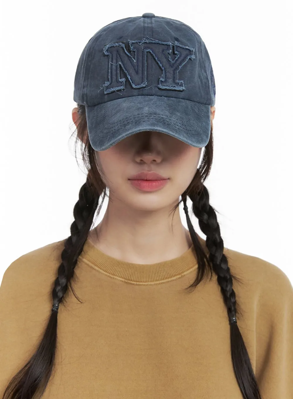 Distressed Patch Baseball Cap IN427