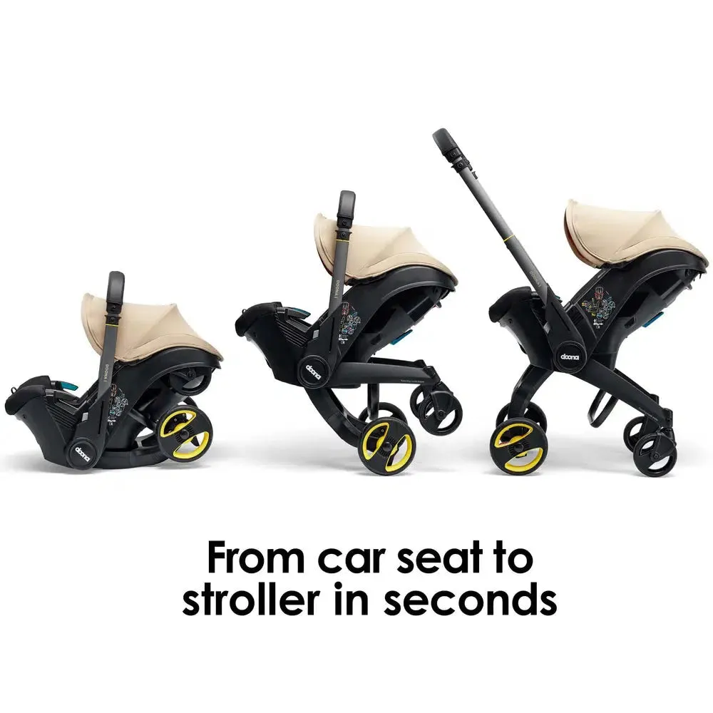 Doona - Infant Car Seat   Stroller   Base - Sahara Sand