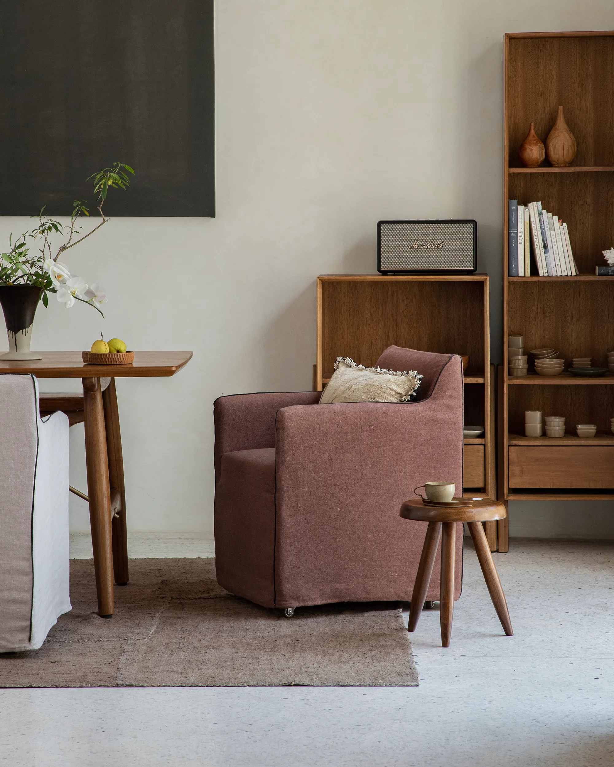 Ducy Linen Slipcover Chair