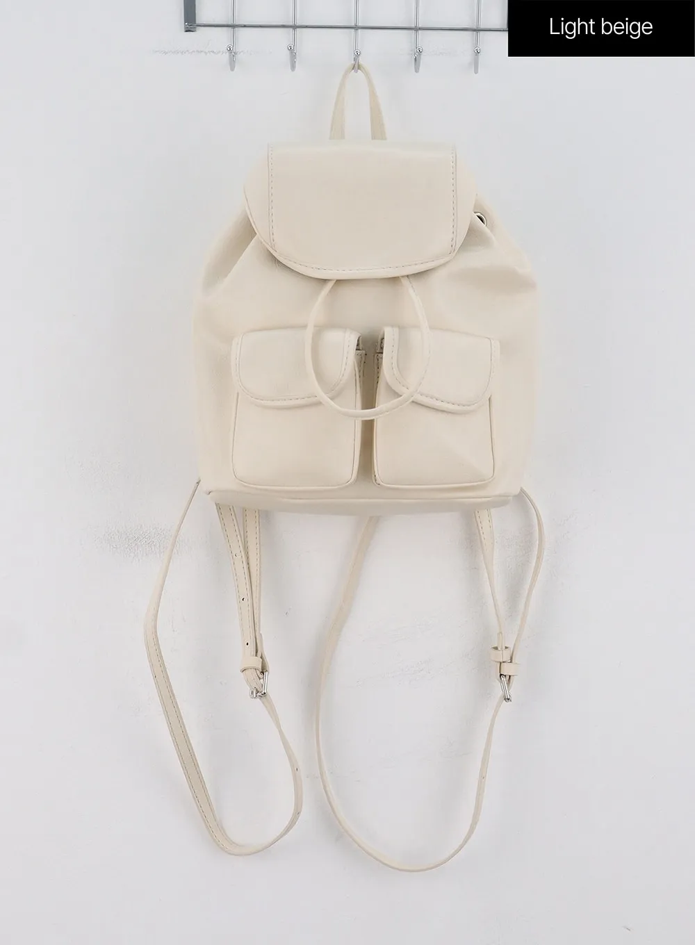 Faux Leather Mini Backpack OG318