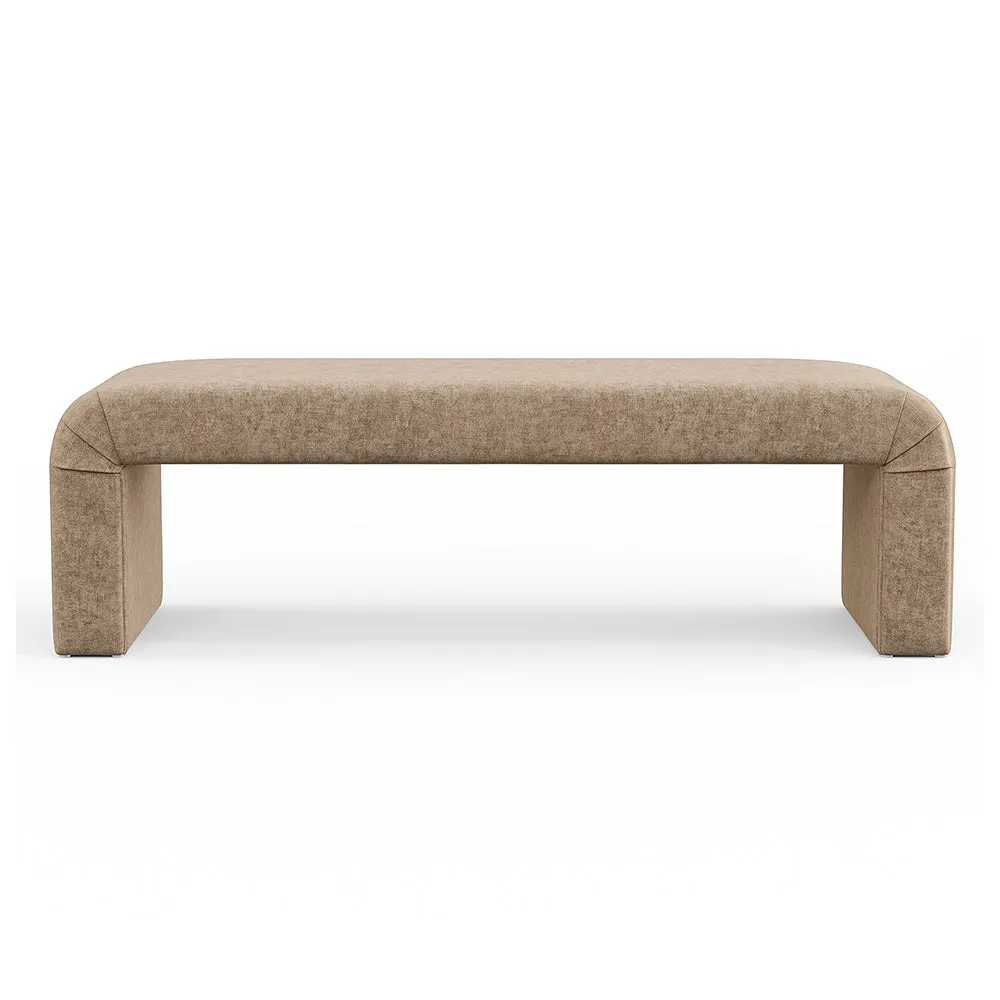 Felix Bench Seat - Oxford Tan Mottled Velvet