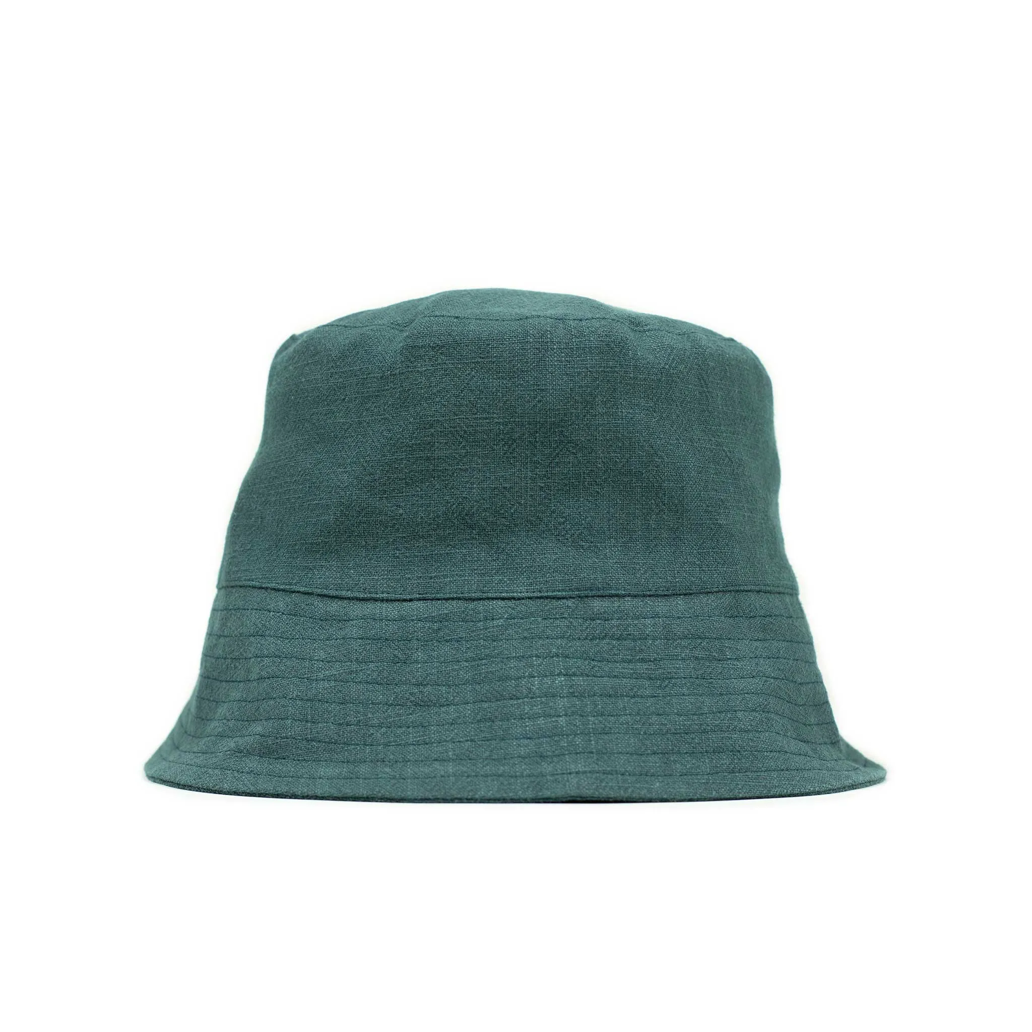 Fisherman hat in ramie petrol