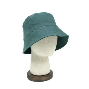 Fisherman hat in ramie petrol