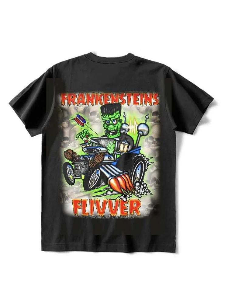 Frankensteins Cartoon Car T-Shirt