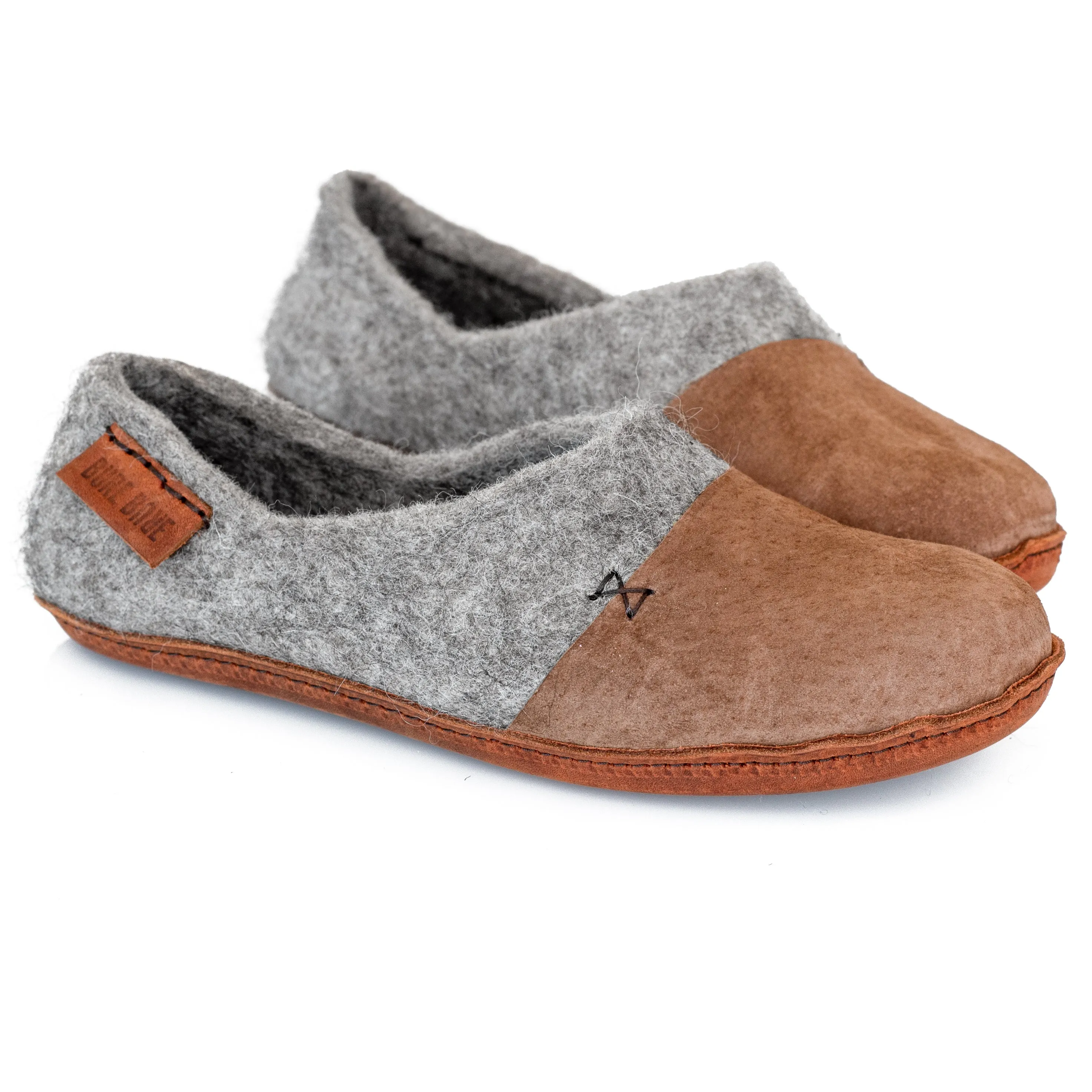 Grey WOOCAPS Clogs for Men