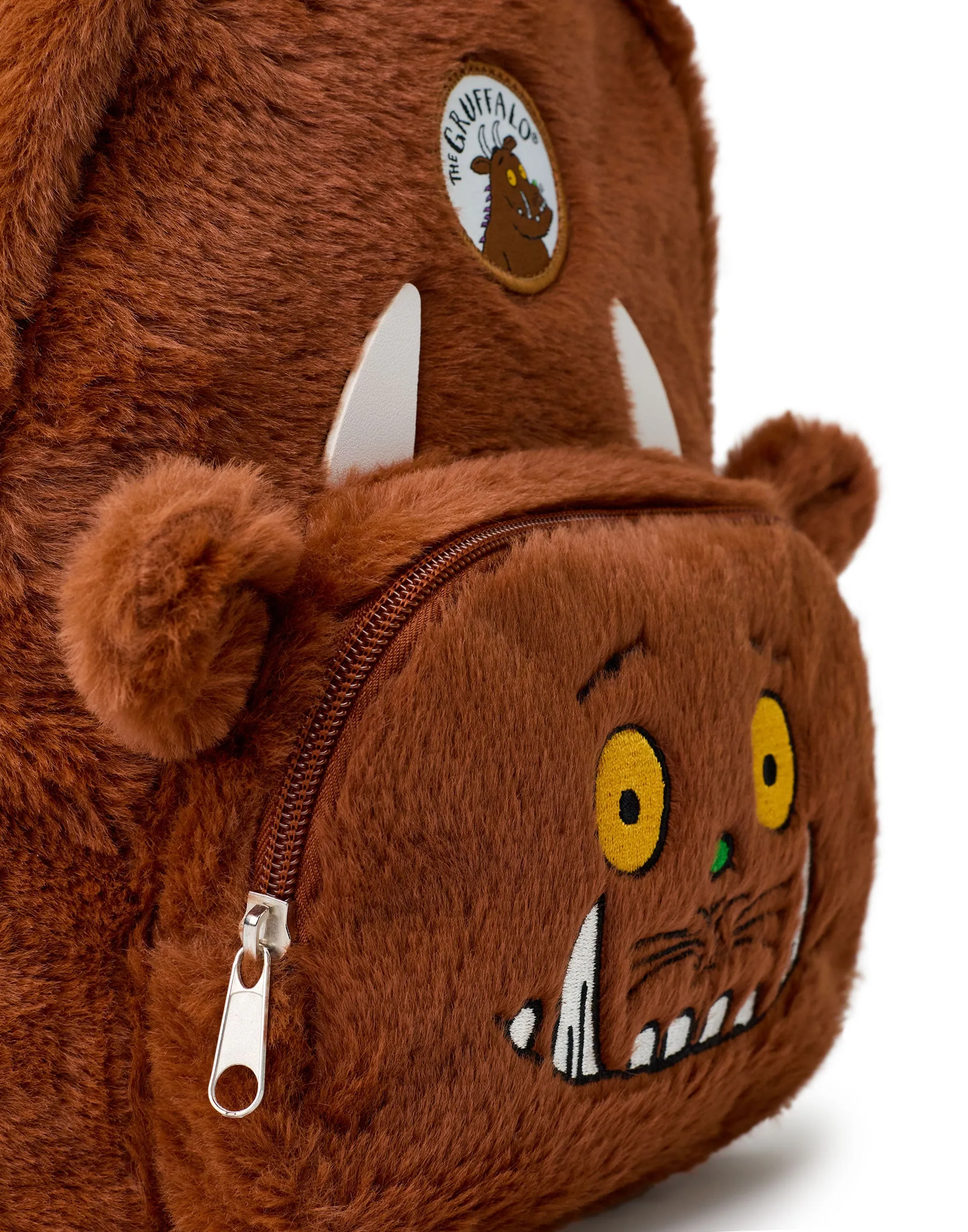 Gruffalo & Friends 3D Novelty Face Unisex Kids Brown Backpack