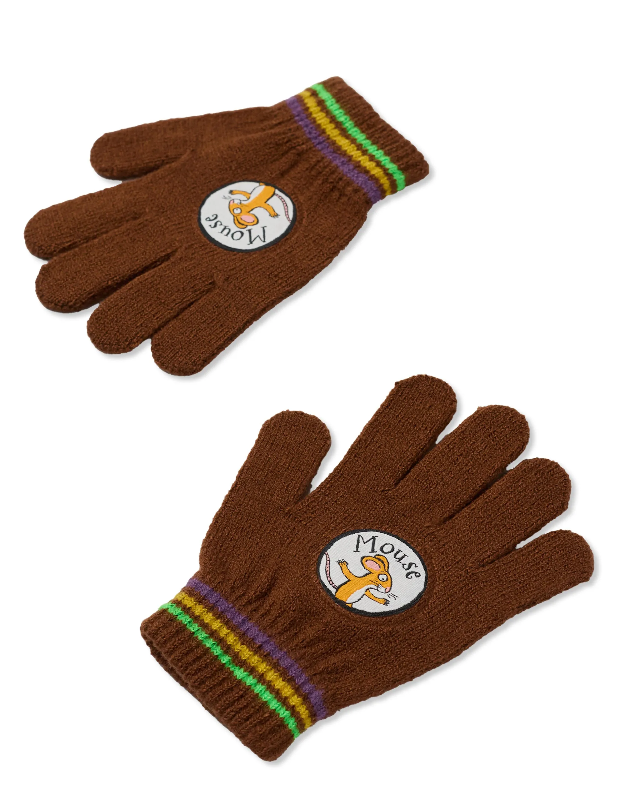 Gruffalo & Friends Unisex Kids Brown Beanie and Gloves Set