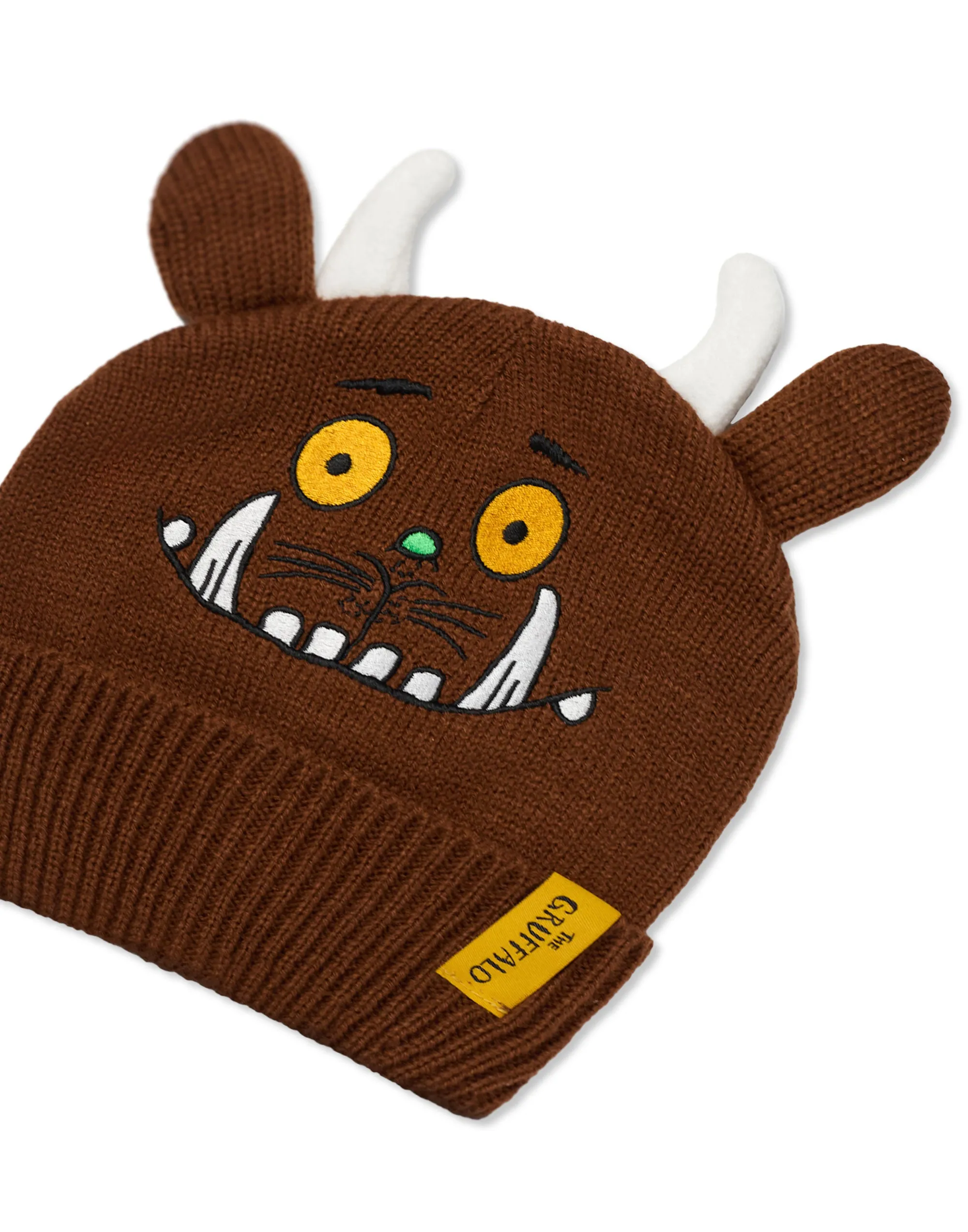 Gruffalo & Friends Unisex Kids Brown Beanie and Gloves Set