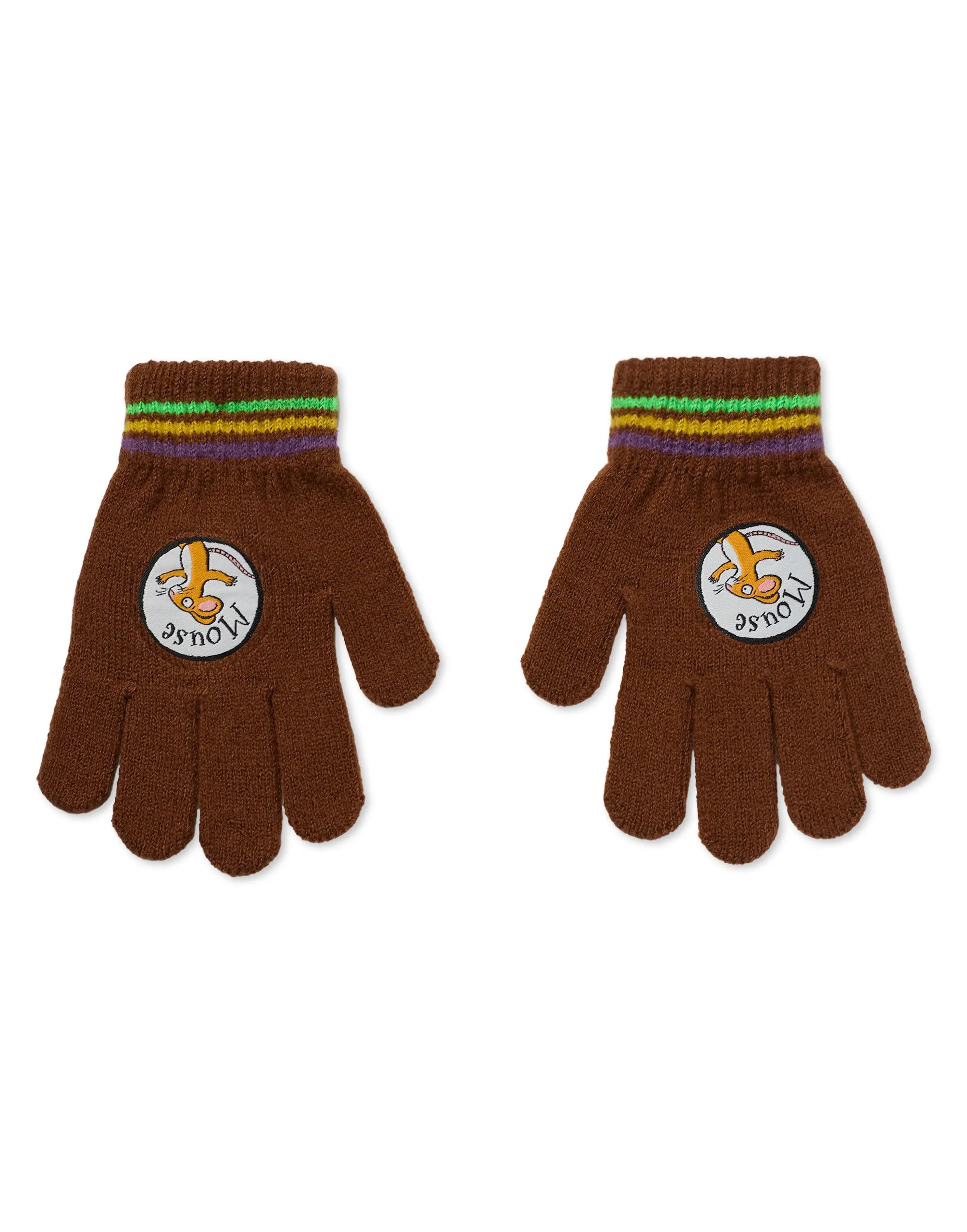 Gruffalo & Friends Unisex Kids Brown Beanie and Gloves Set