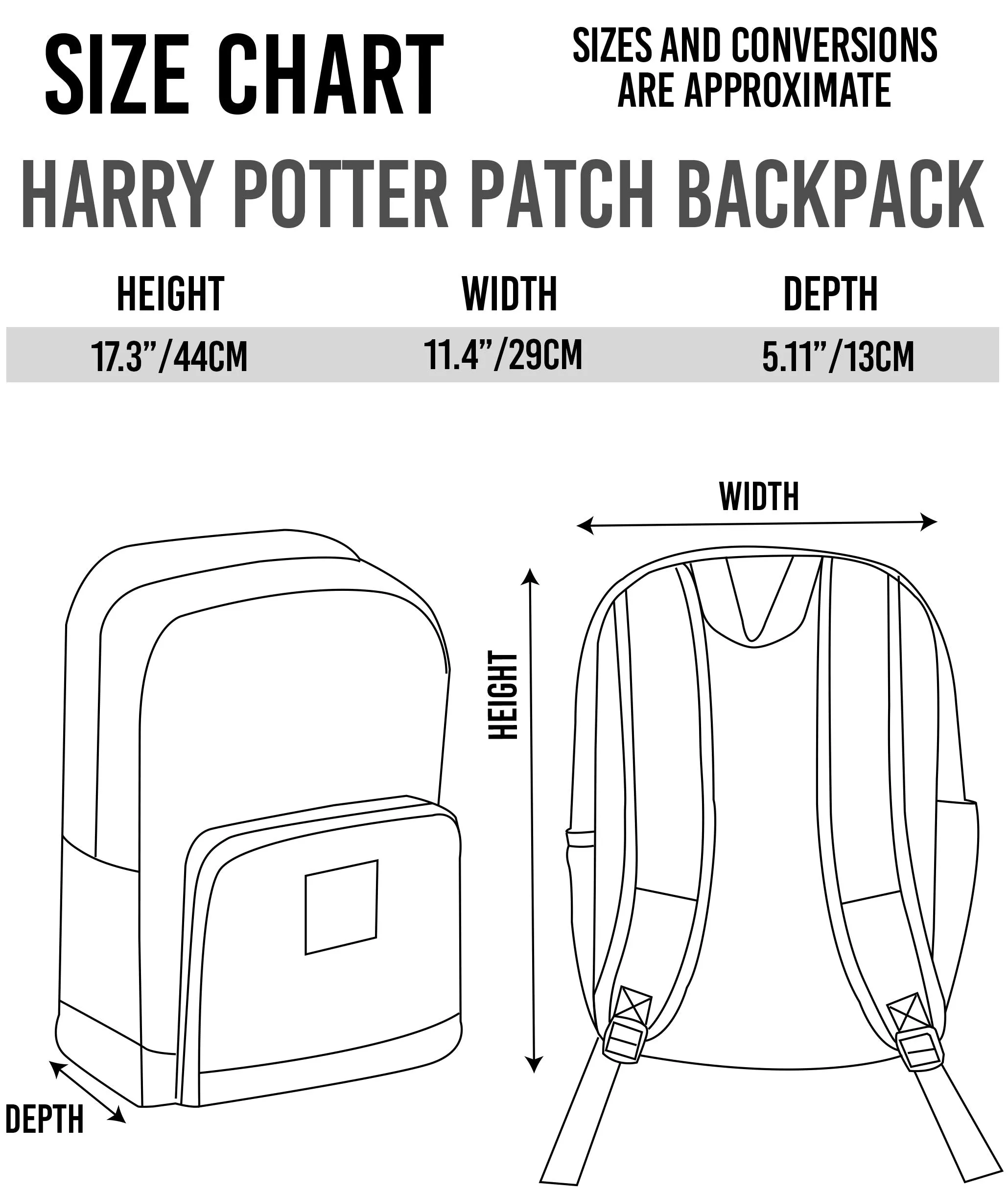 Harry Potter Hogwarts Crest Large Premium Backpack