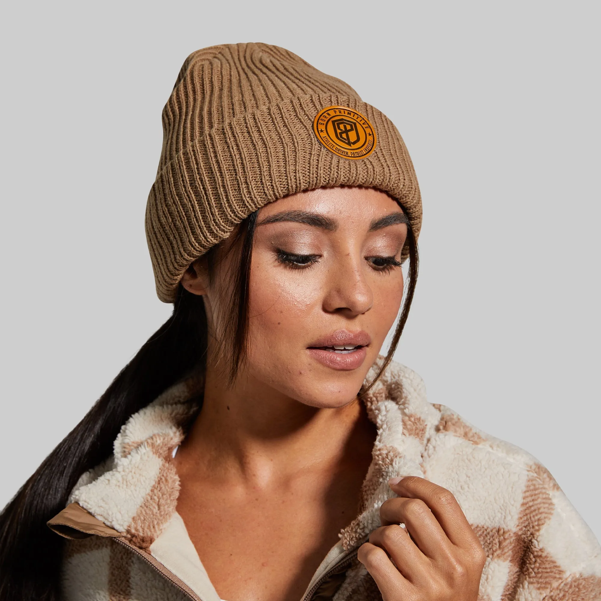 Heritage Knit Beanie (Tiger's Eye)