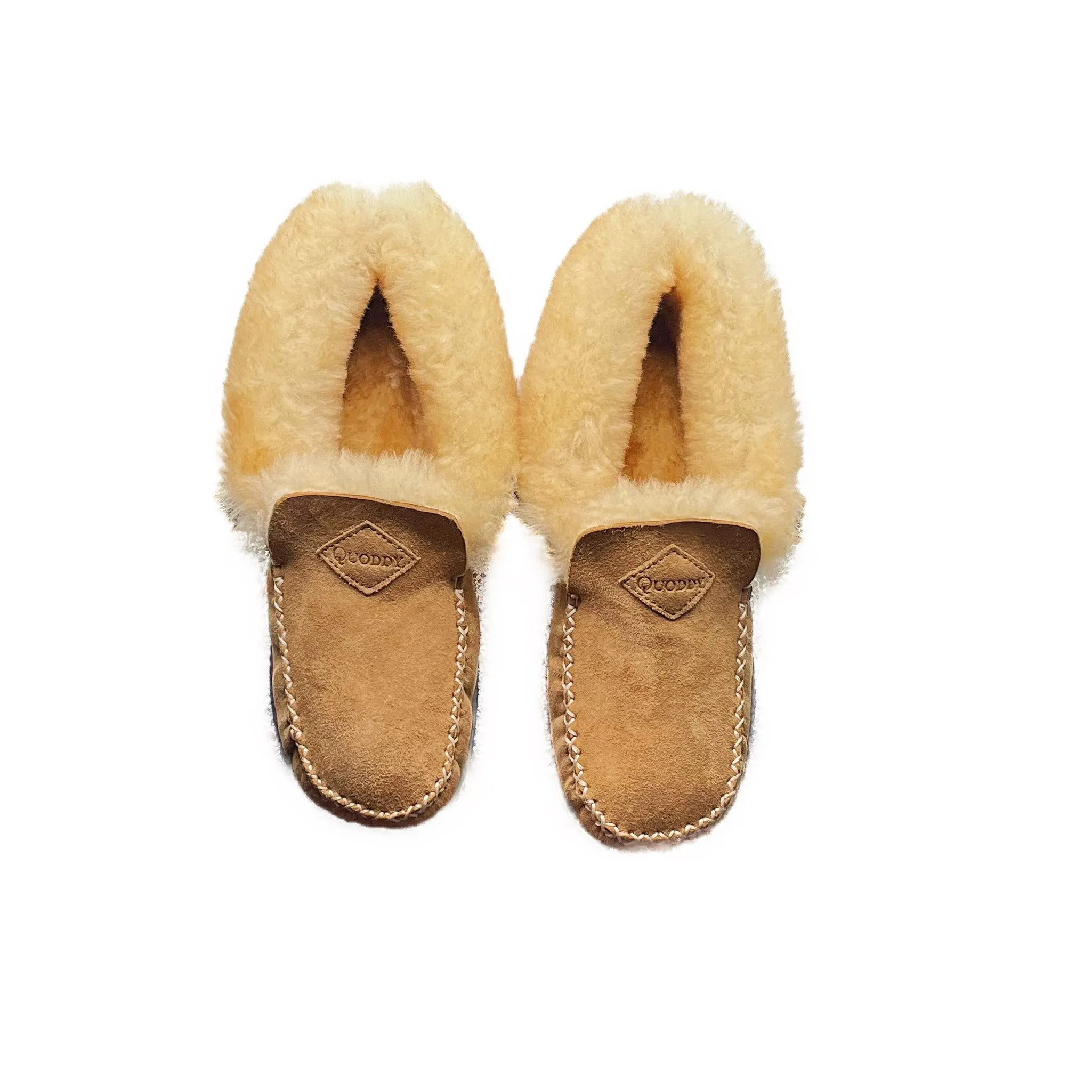 In Stock Women’s Cuddle ESQ Slipper: Chestnut