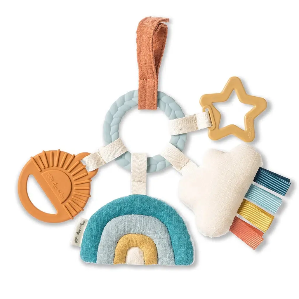 Itzy Ritzy - Bitzy Busy Ring Teething Activity Toy - Cloud