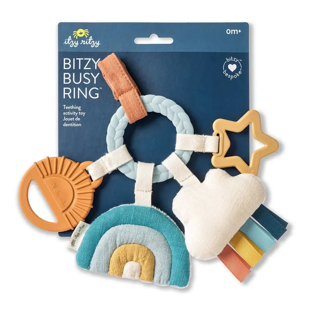 Itzy Ritzy - Bitzy Busy Ring Teething Activity Toy - Cloud