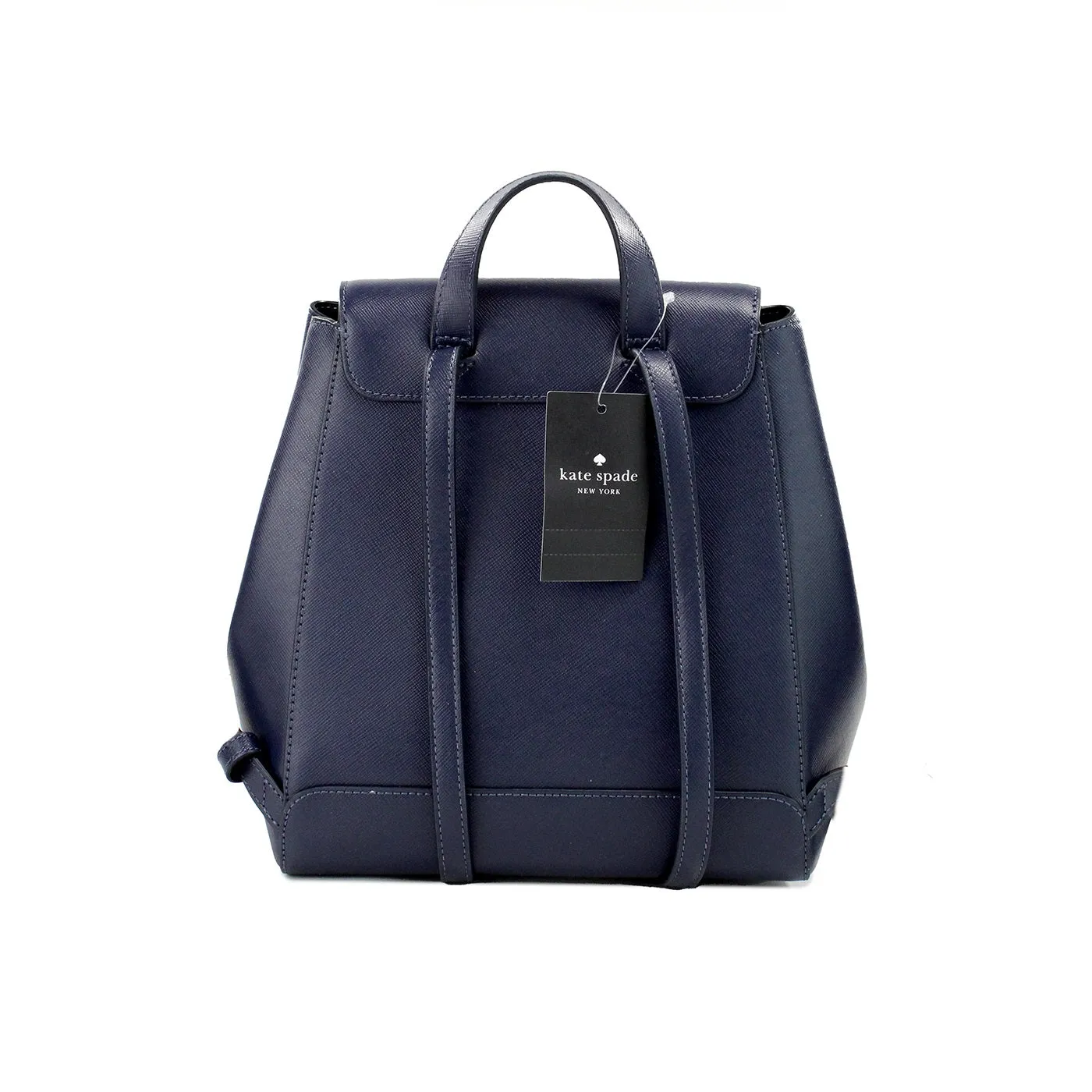 Kate Spade Madison Navy Medium Flap Backpack