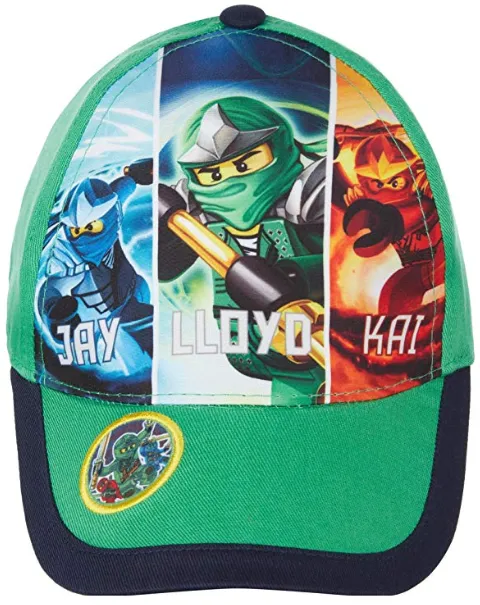 Lego Ninjago Ninja Panels Green Kids Baseball Cap