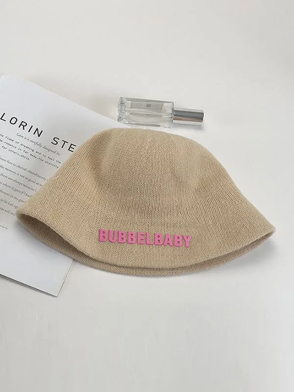 Letter Print Fisherman Hat