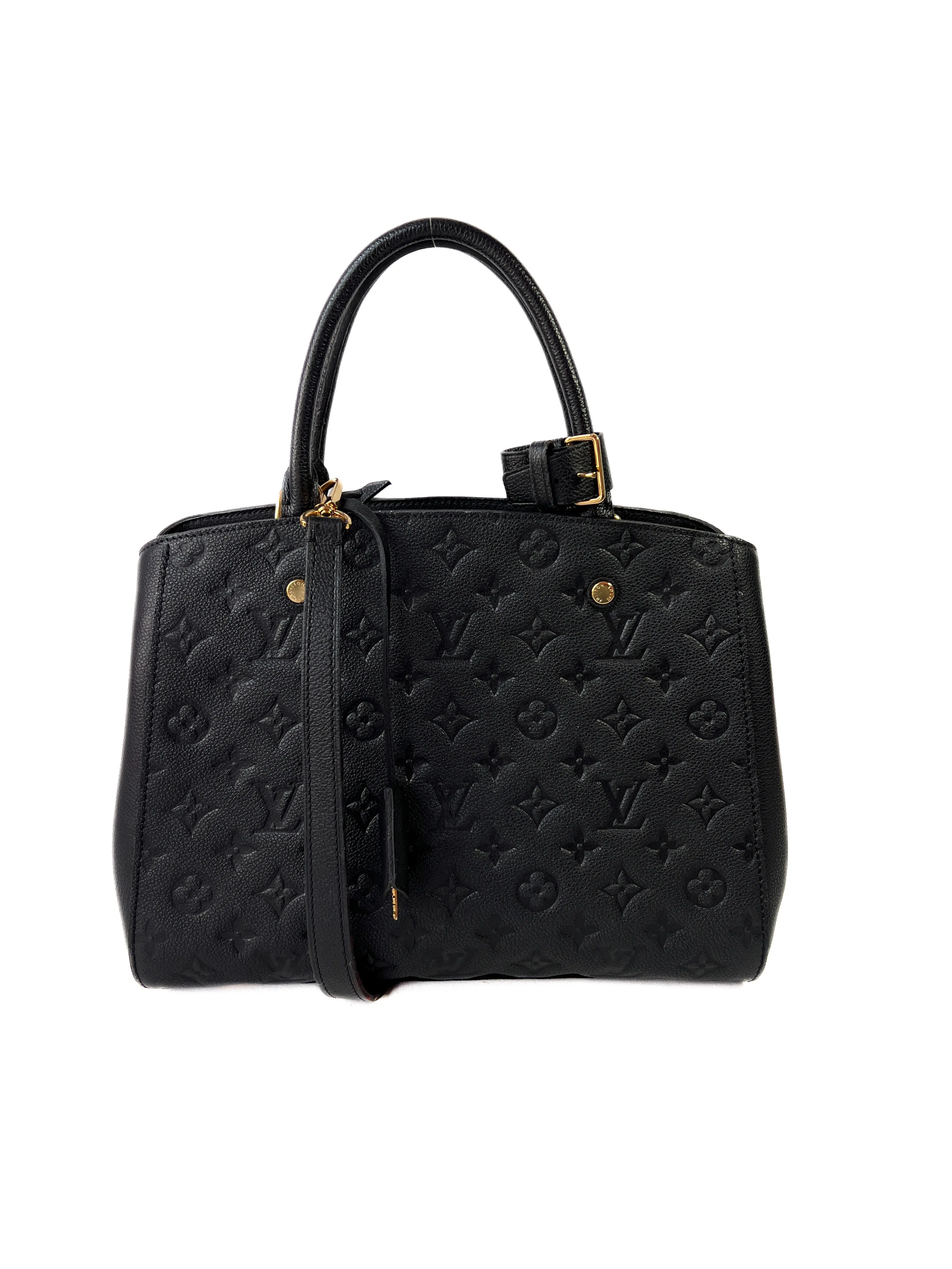 Louis Vuitton black empreinte Montaigne 2014