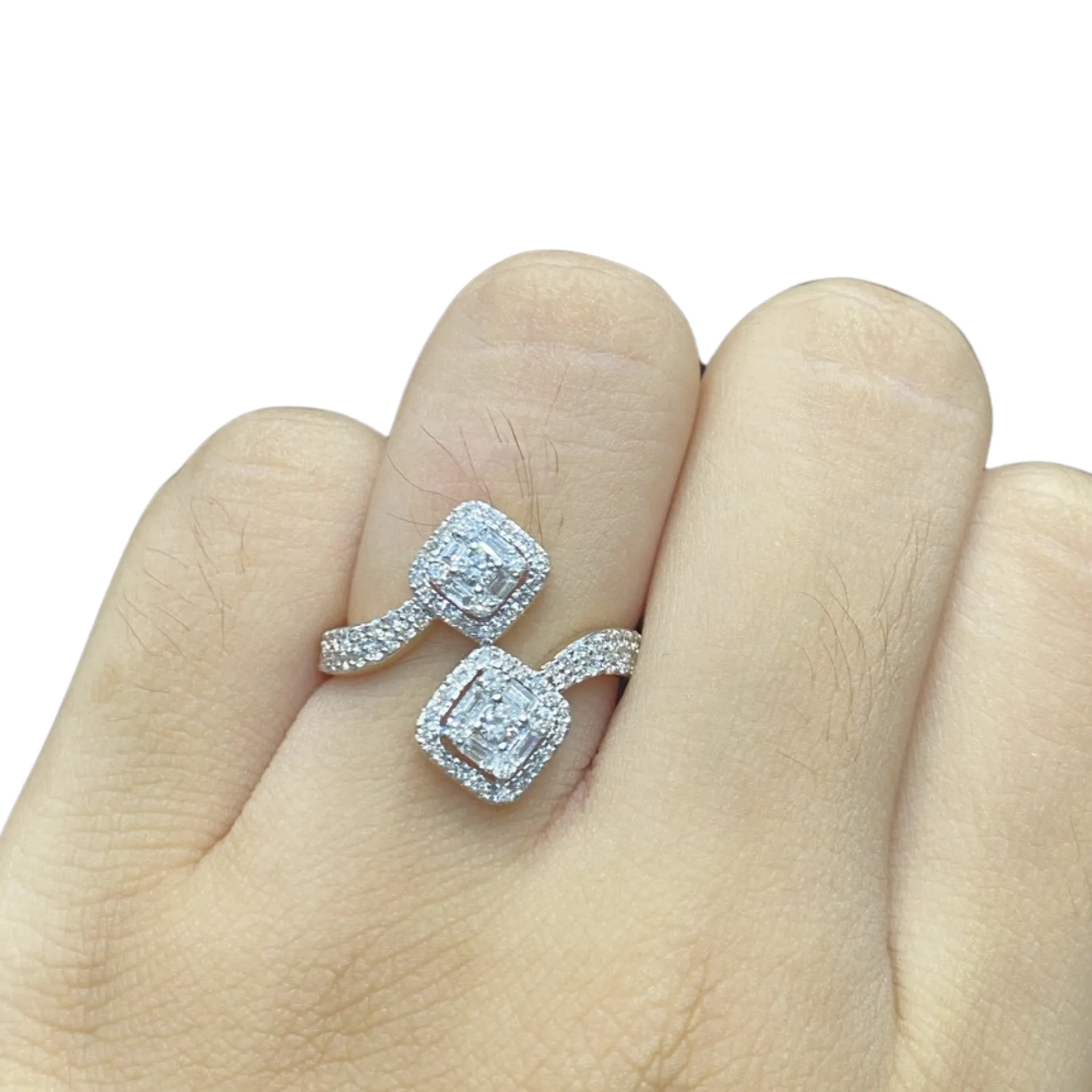 #LVNA2024 | Double Cushion Diamond Ring 18kt