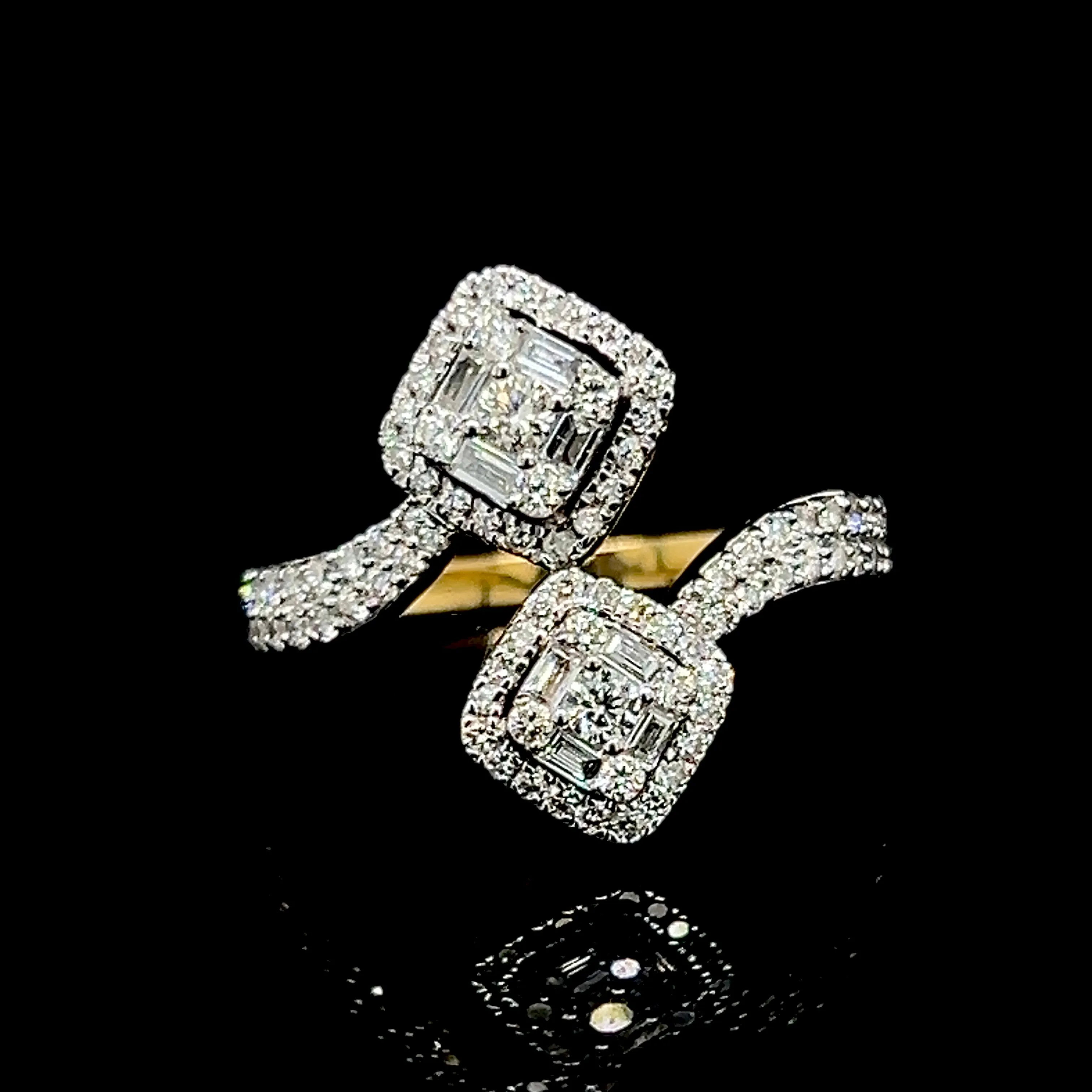 #LVNA2024 | Double Cushion Diamond Ring 18kt