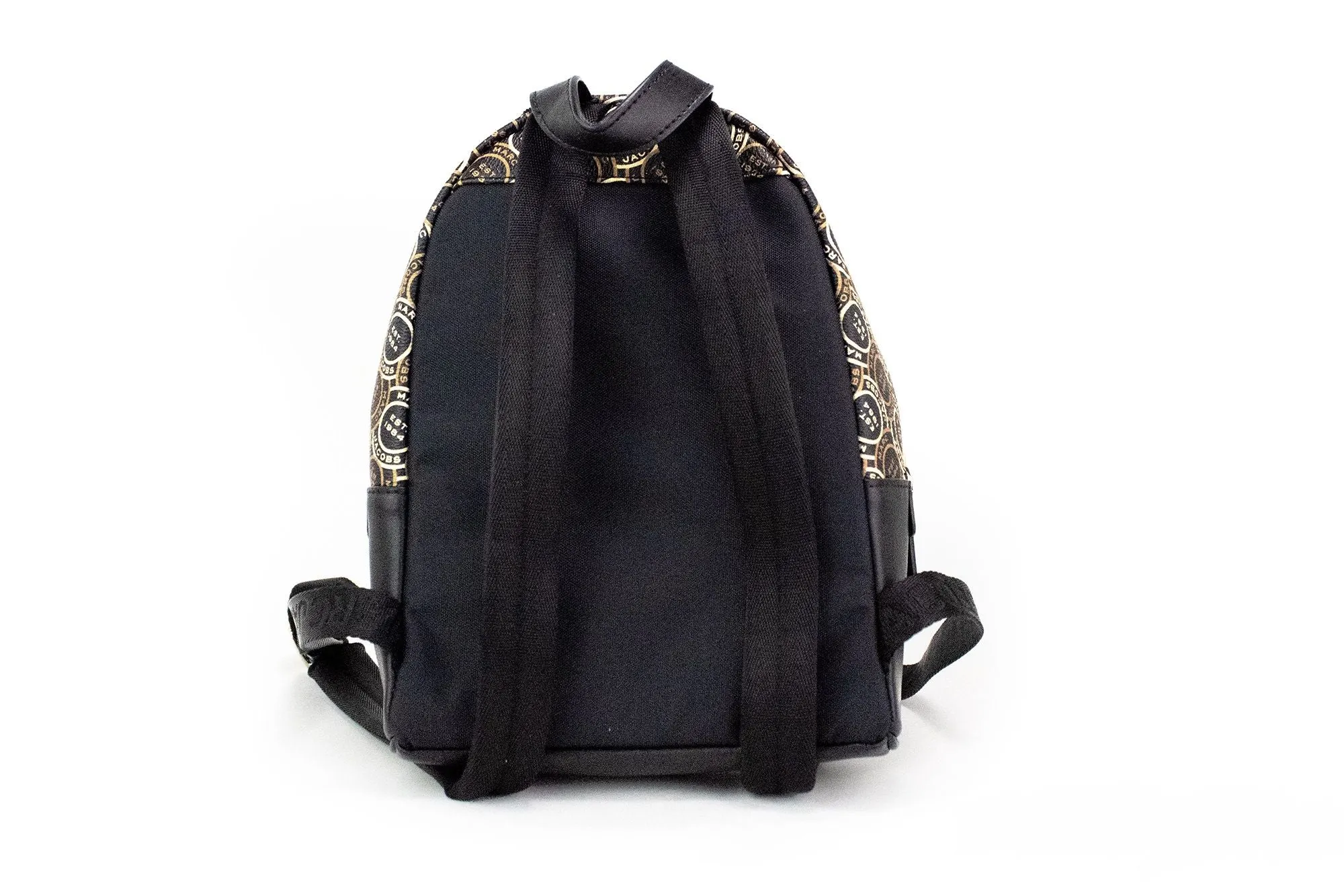 Marc Jacobs Signet Mini Backpack Bag (Black Multi)