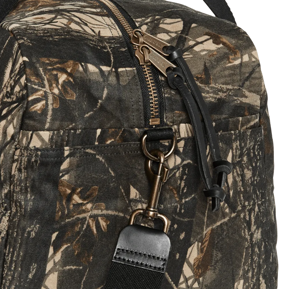 Medium Tin Cloth Duffle Bag- Realtree Hardwoods Camo