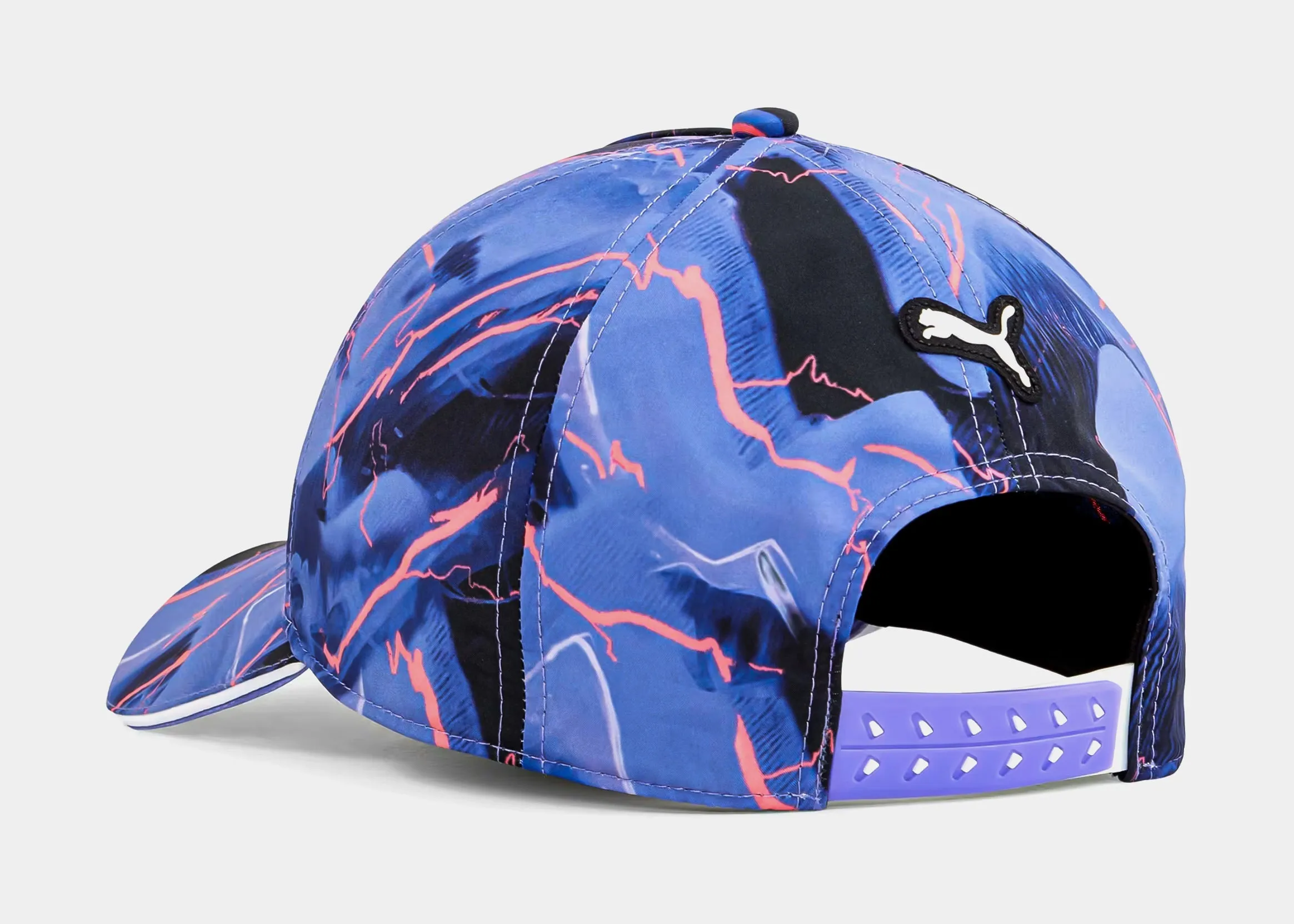 Neon Energy F1 Snapback Mens Hat (Black/Purple)