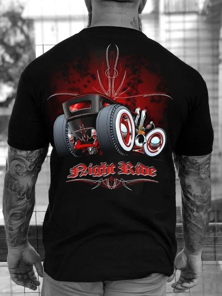 Night Ride Car T-Shirt